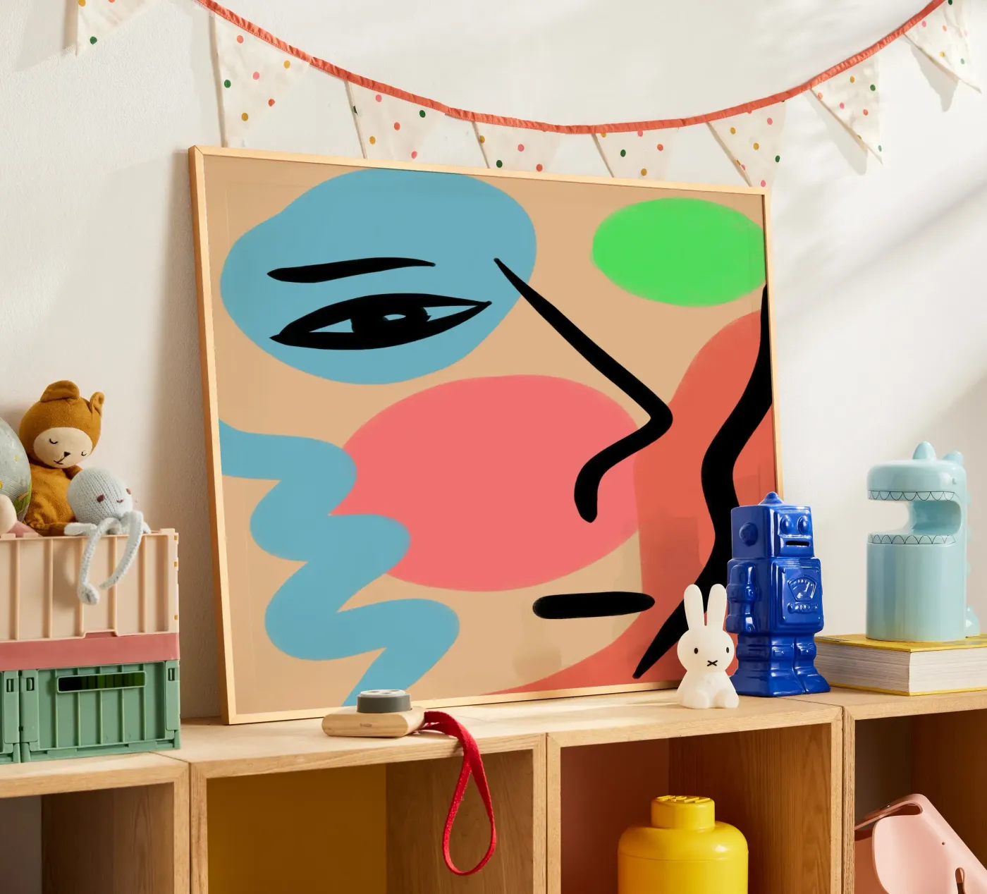 Lively Composition Poster von Mike Leymi