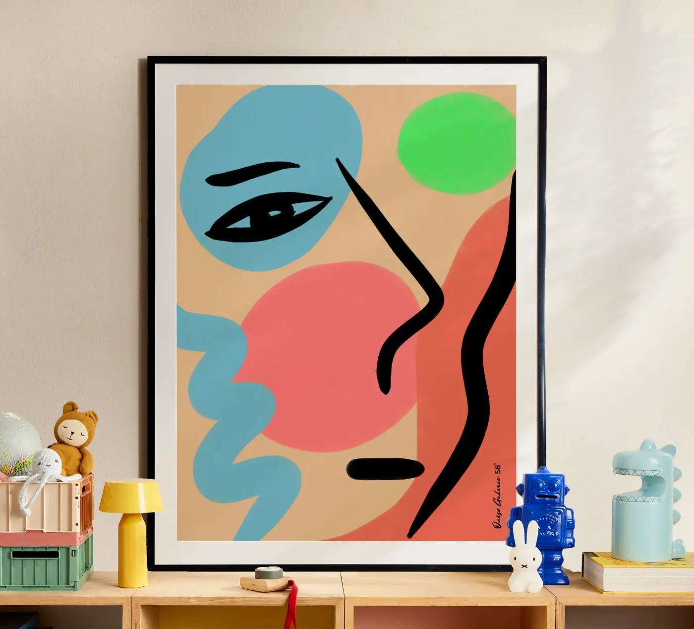 Lively Composition Poster von Mike Leymi