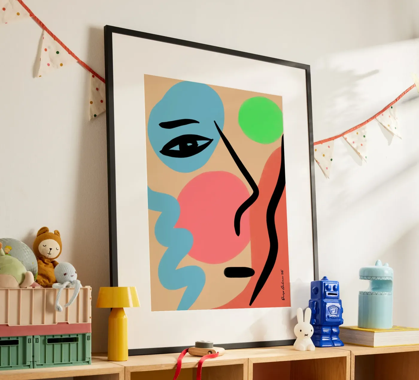 Lively Composition Poster von Mike Leymi