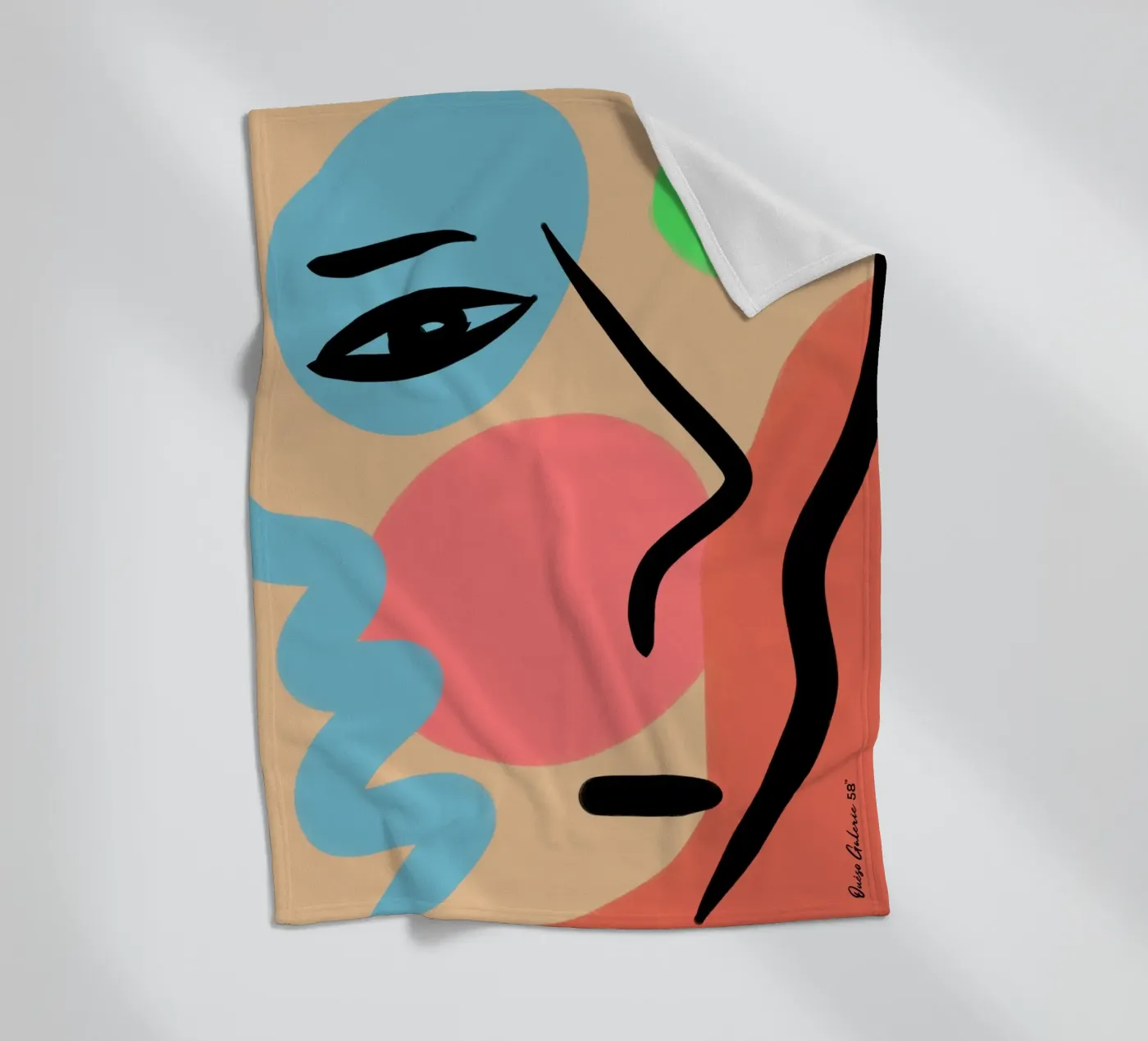 Lively Composition fleecedeken van Mike Leymi