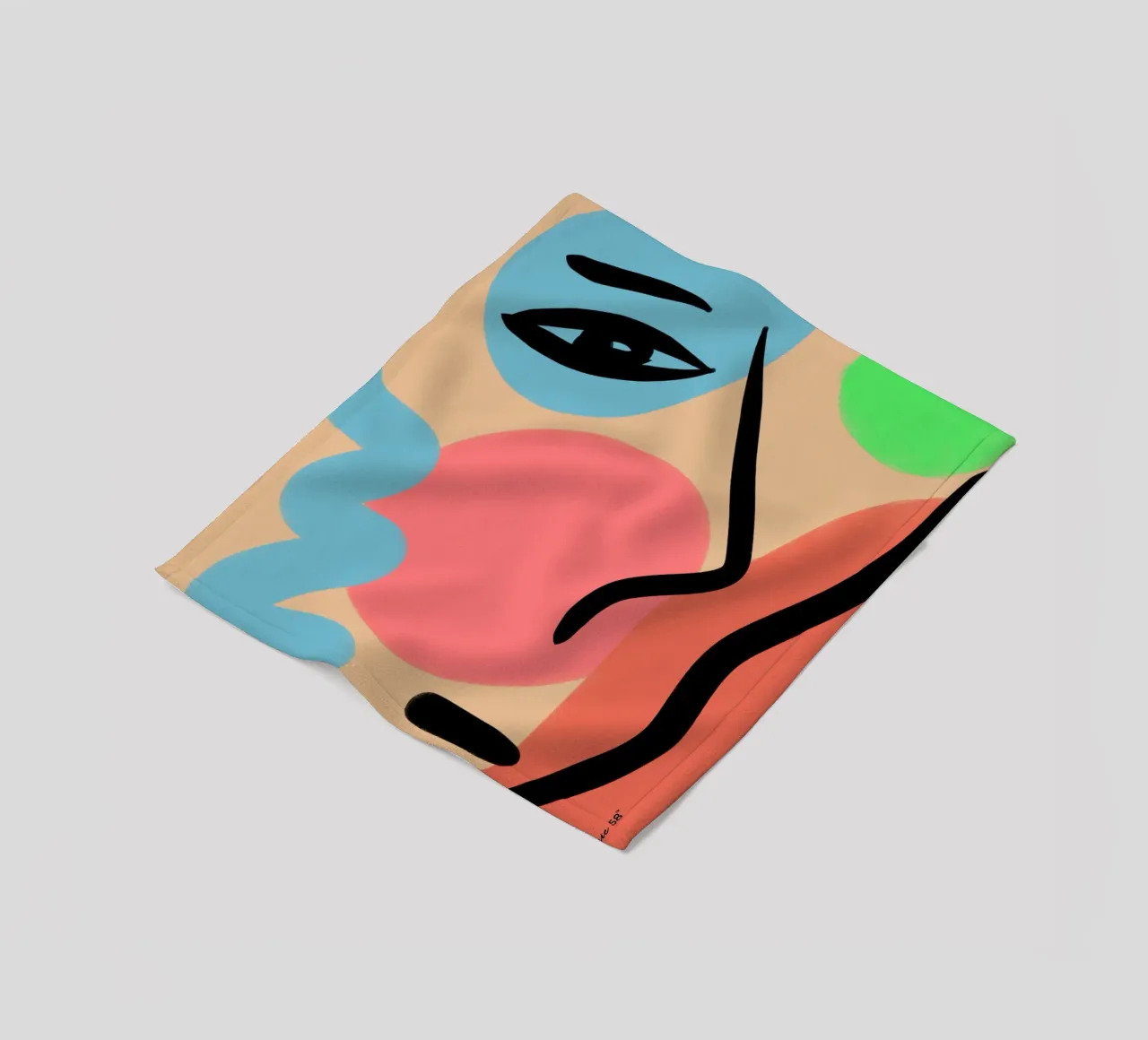 Lively Composition Fleecedecke von Mike Leymi