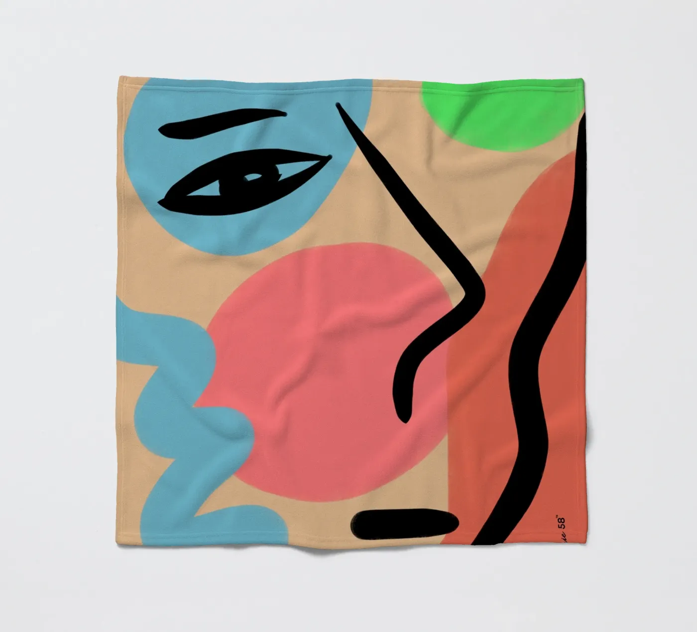 Lively Composition fleecedeken van Mike Leymi