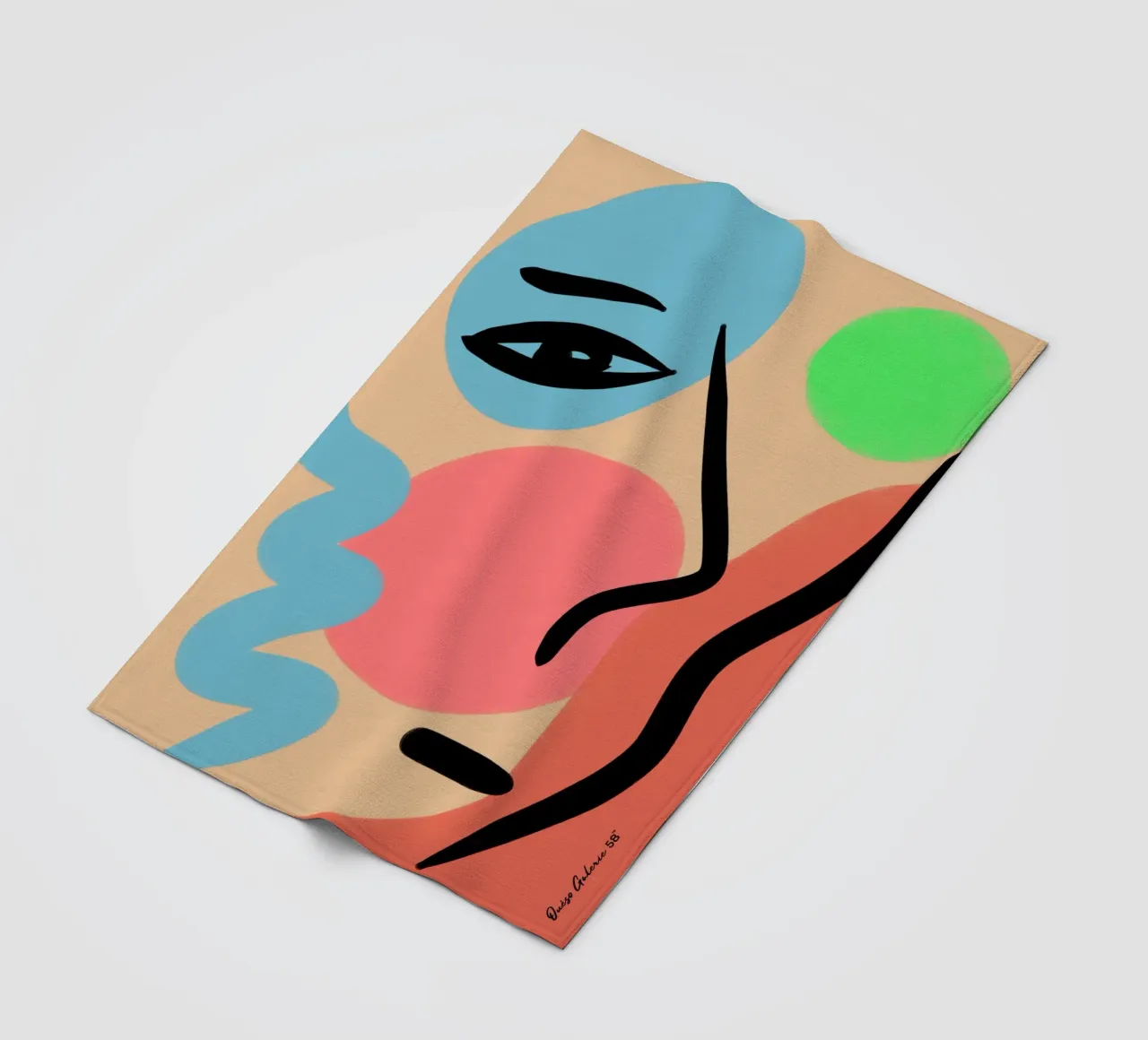 Lively Composition Fleecedecke von Mike Leymi