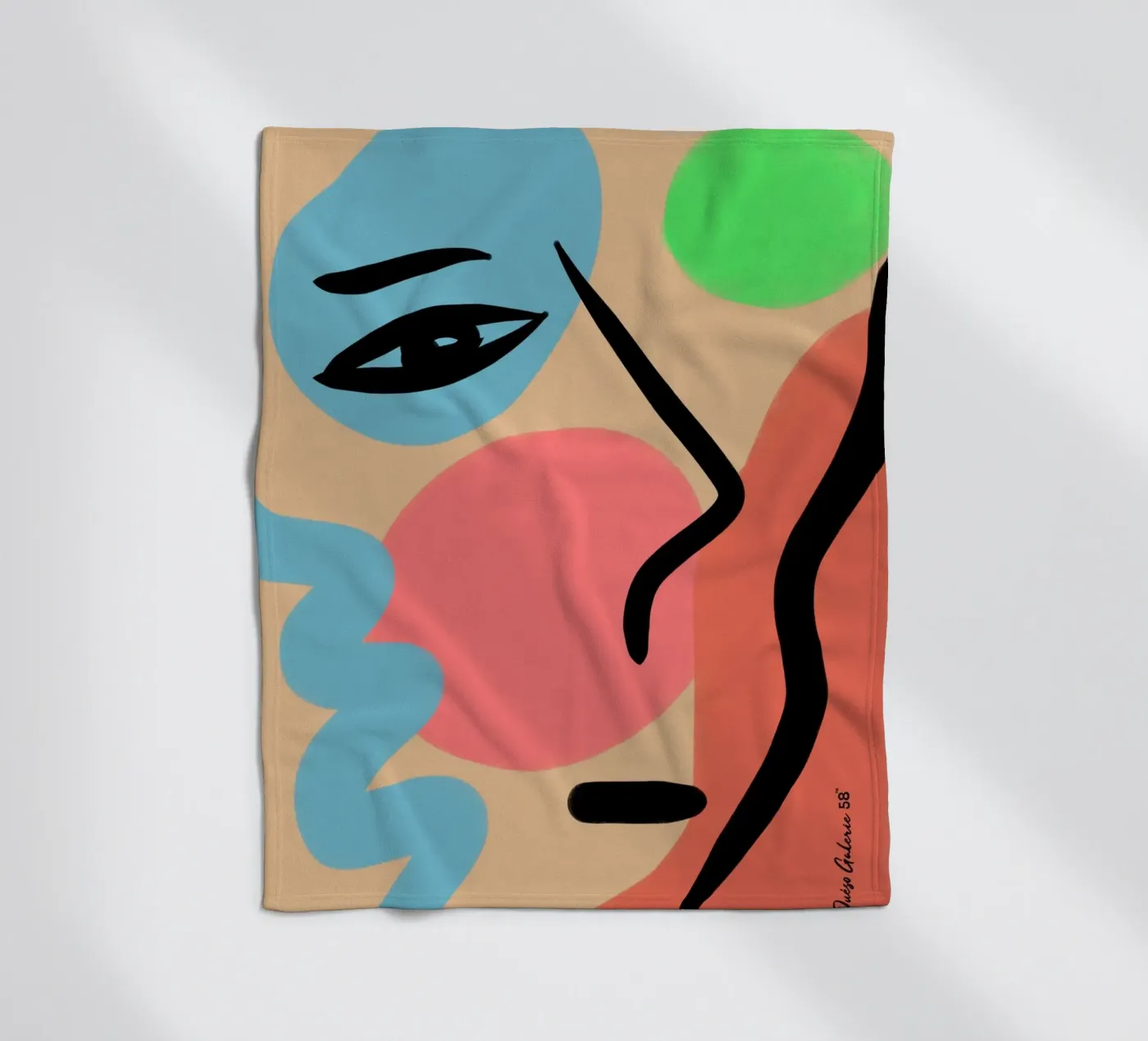 Lively Composition fleecedeken van Mike Leymi