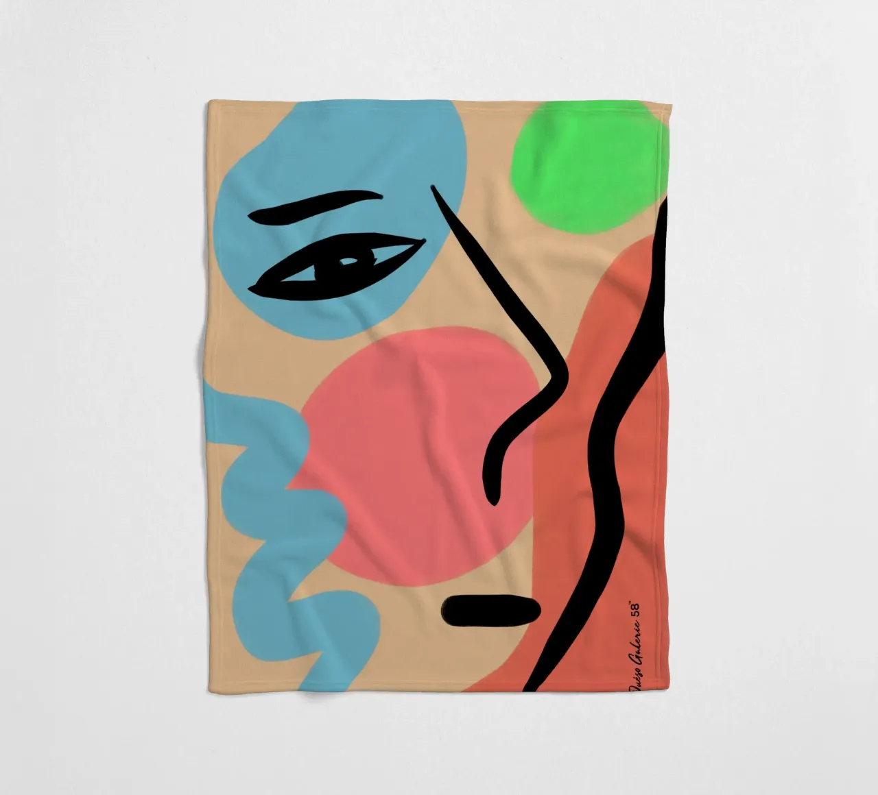 Lively Composition Fleecedecke von Mike Leymi