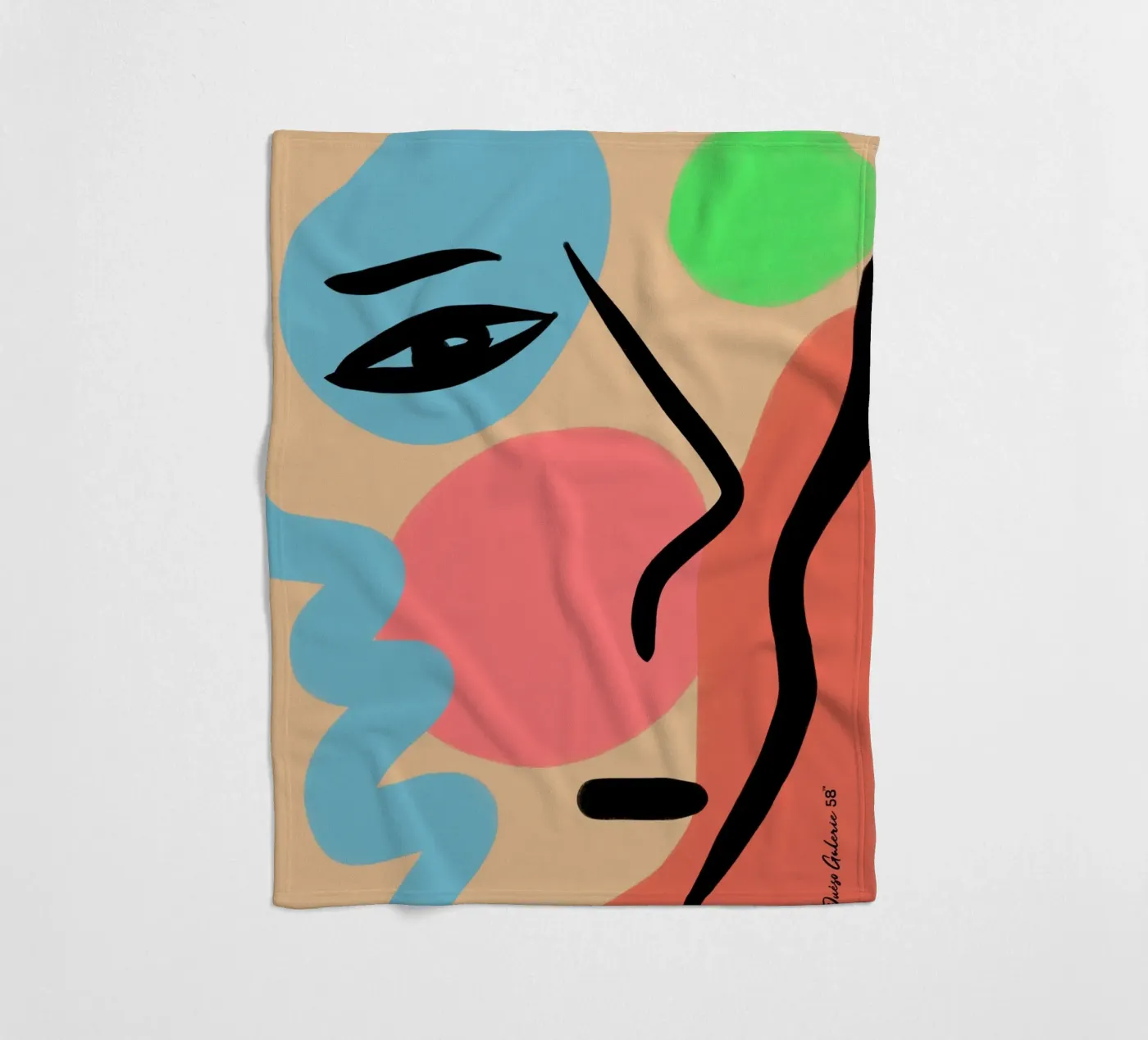 Lively Composition fleecedeken van Mike Leymi