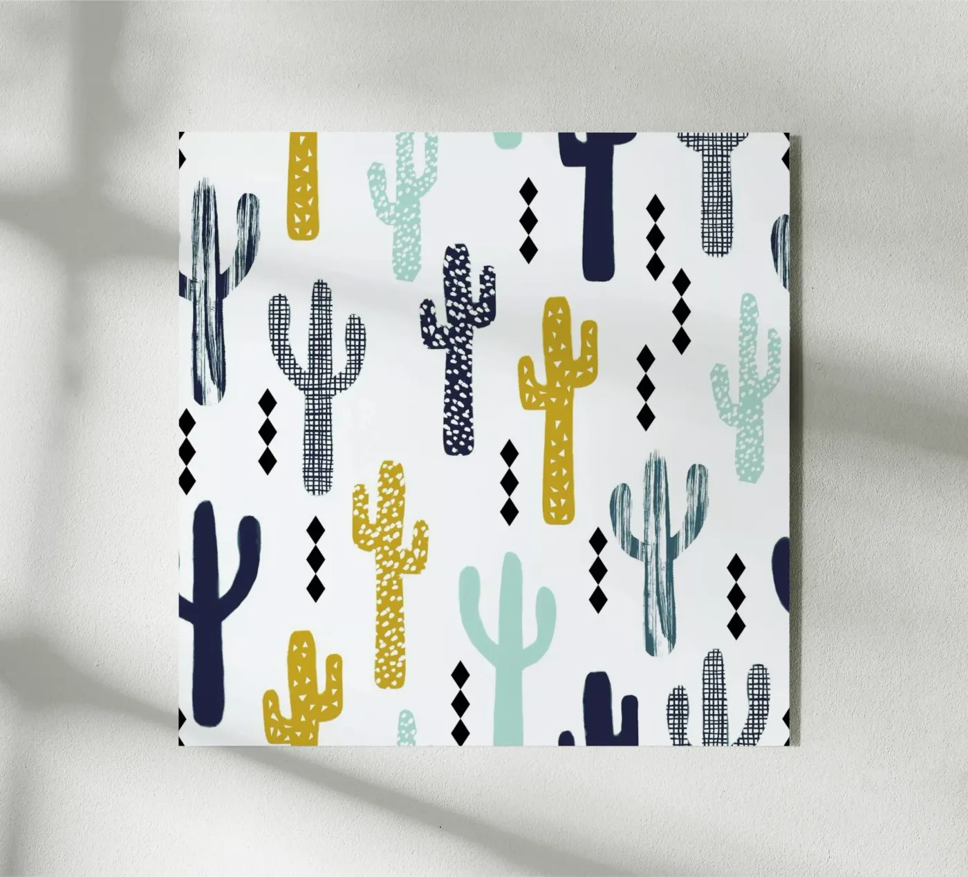 Cactus Mustard acryl van Charlotte Winter