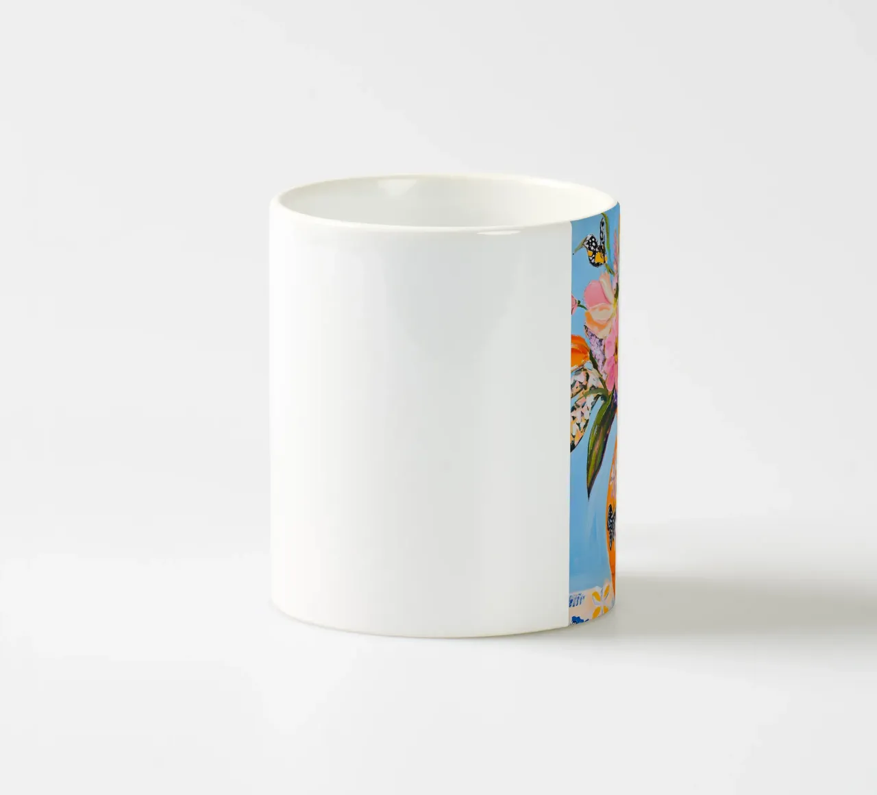 Fiori in vaso tazza in ceramica da IamHomeStudio