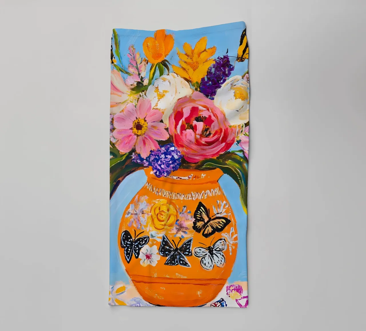 Fiori in vaso asciugamano da bagno da IamHomeStudio
