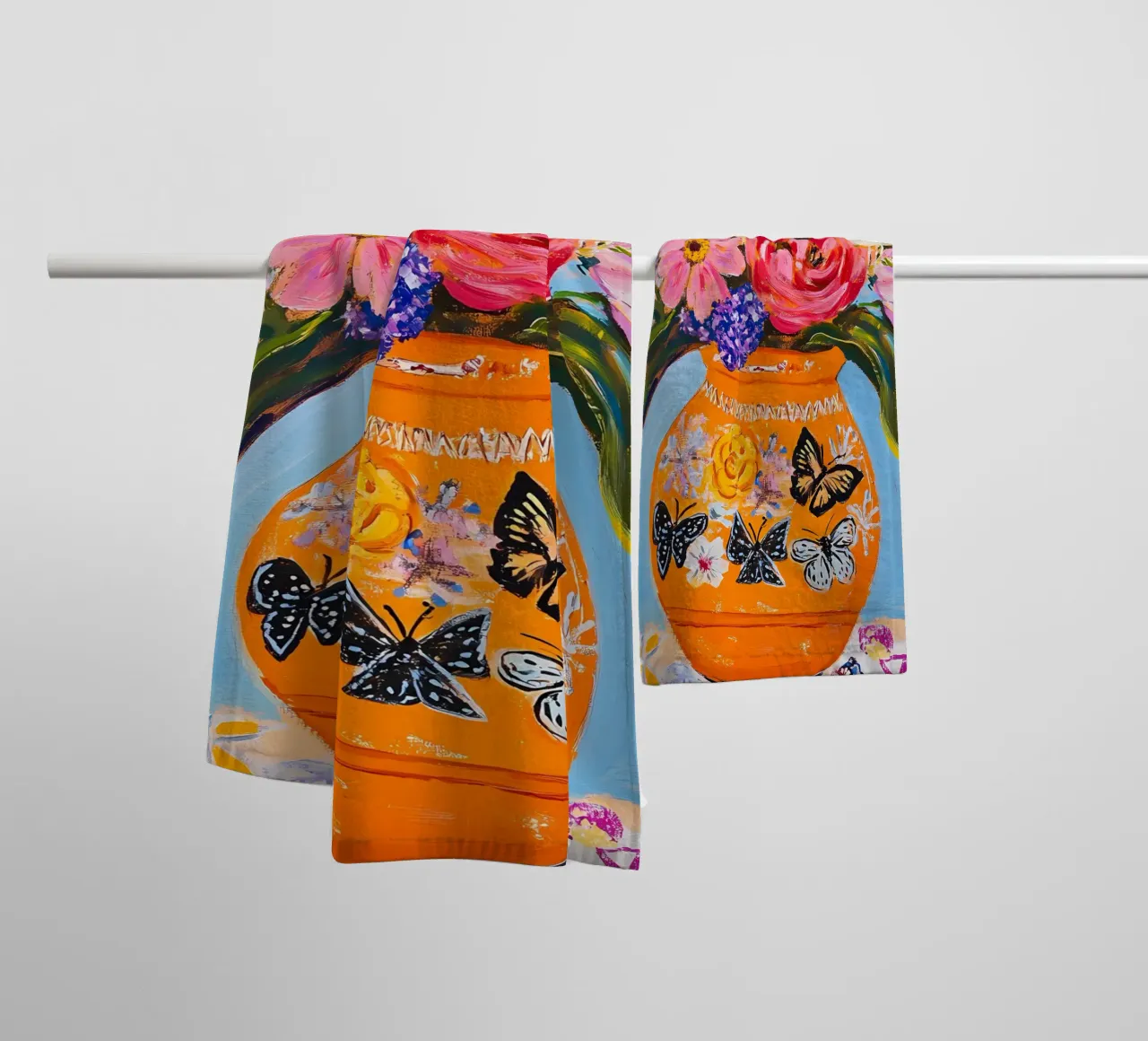 Fiori in vaso asciugamano da bagno da IamHomeStudio