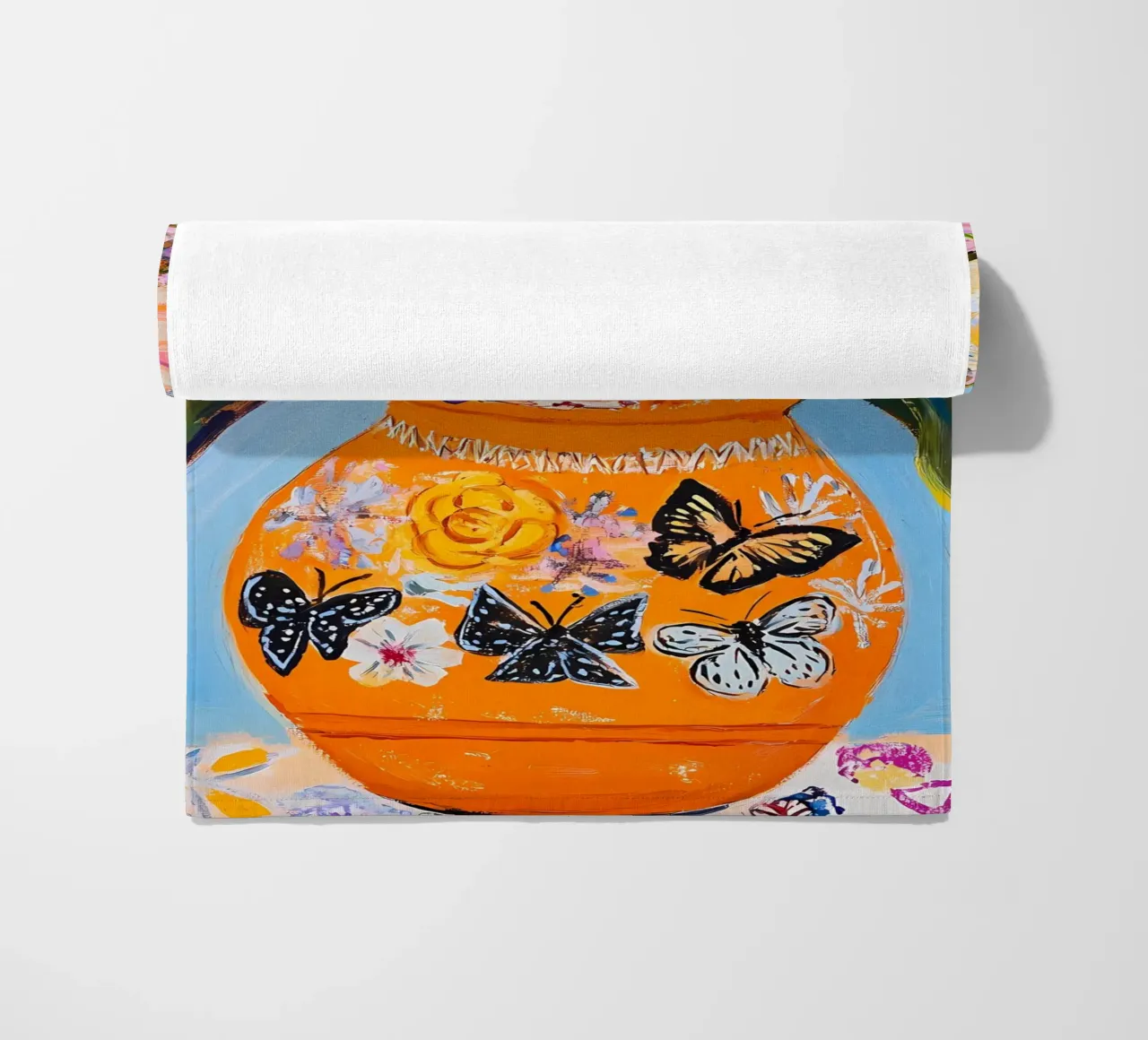 Fiori in vaso telo mare da IamHomeStudio