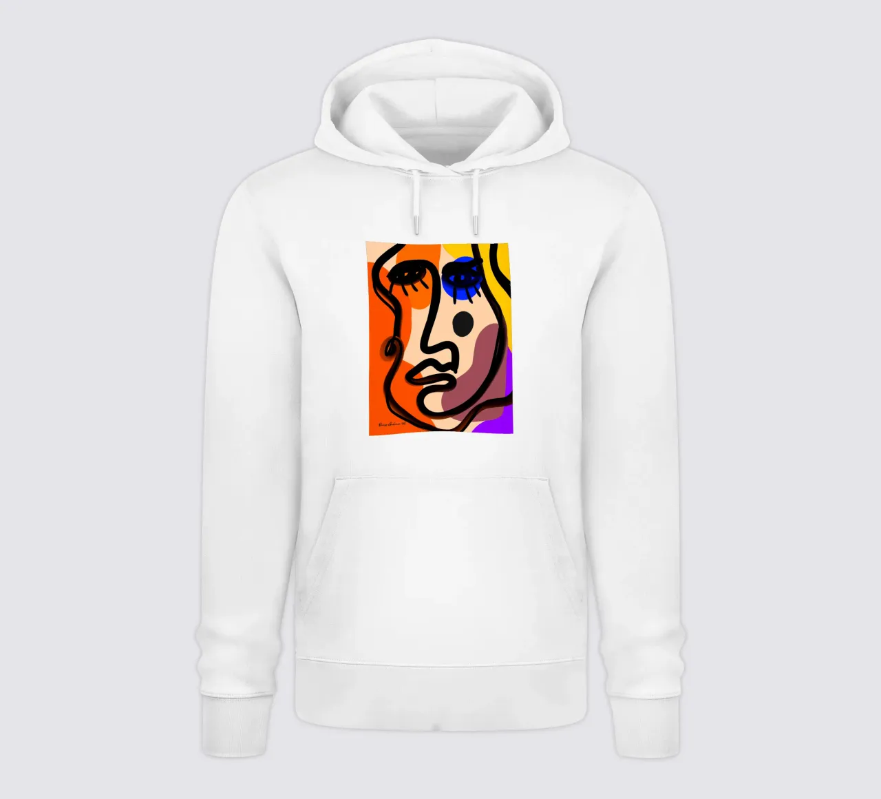 Pure Abstraction felpa con cappuccio da Mike Leymi