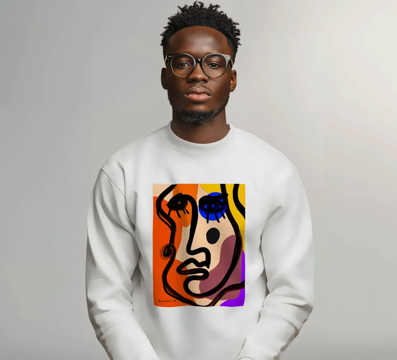 Pure Abstraction felpa da Mike Leymi