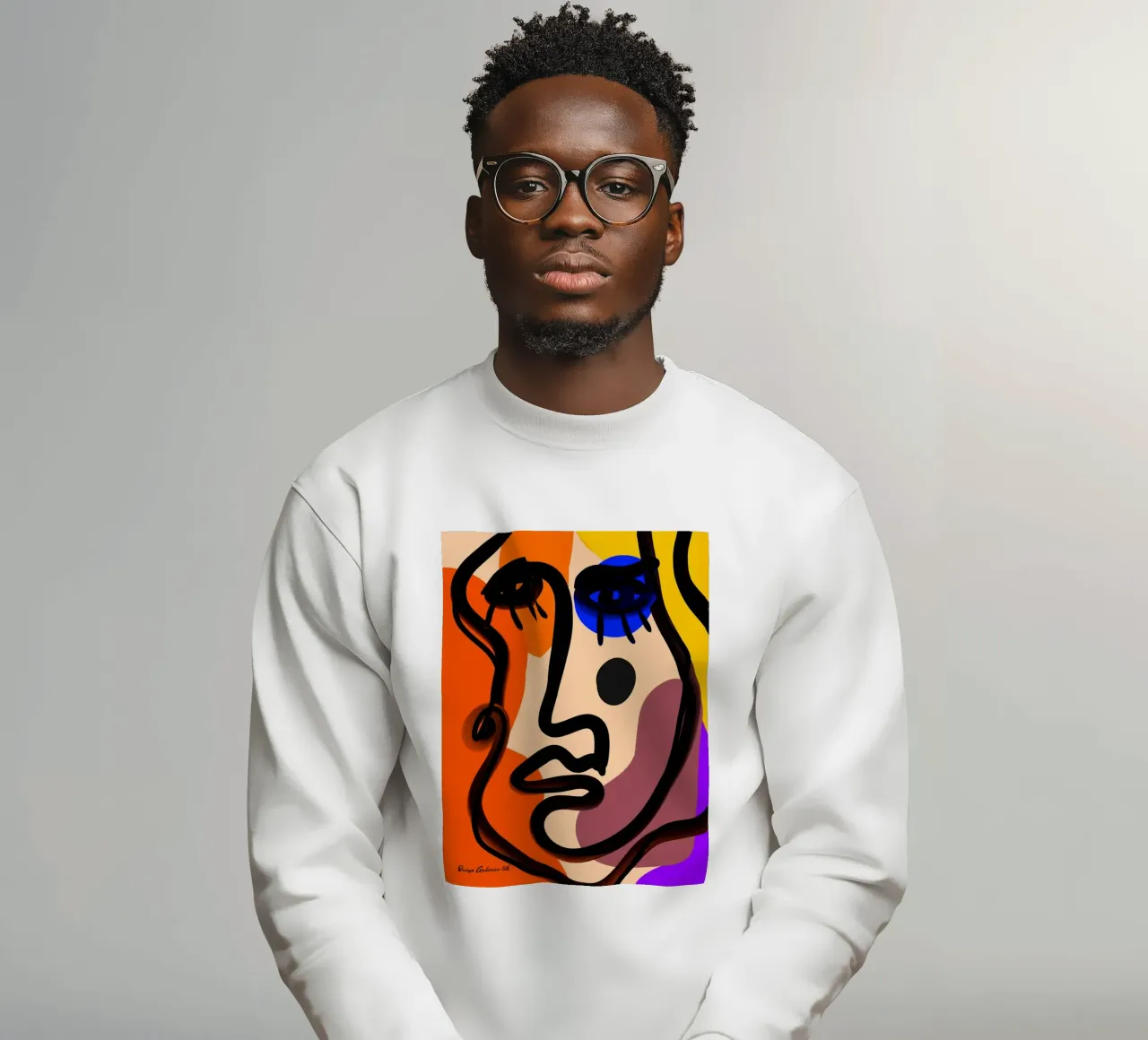 Pure Abstraction felpa da Mike Leymi