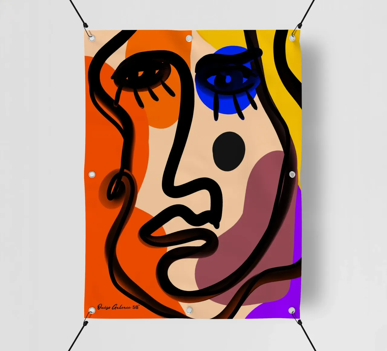 Pure Abstraction telo in pvc da Mike Leymi