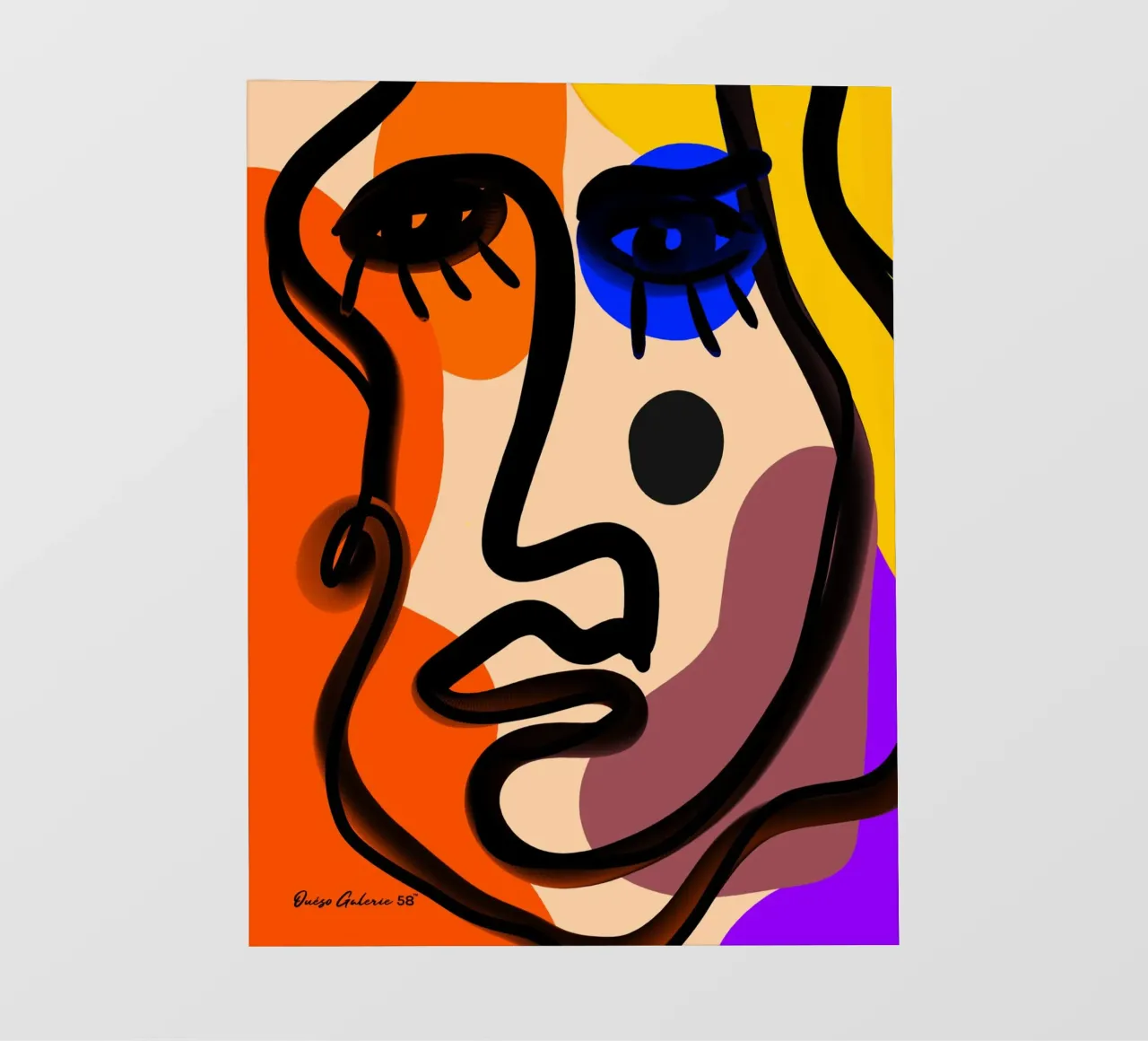 Pure Abstraction telo in pvc da Mike Leymi