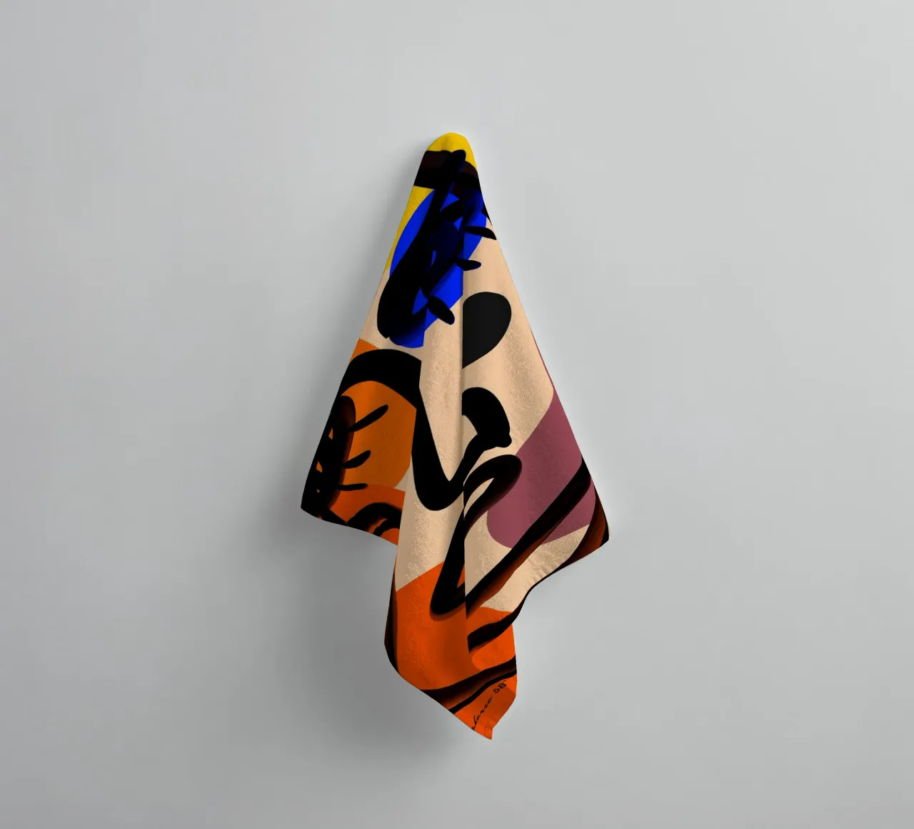 Pure Abstraction asciugamano da bagno da Mike Leymi