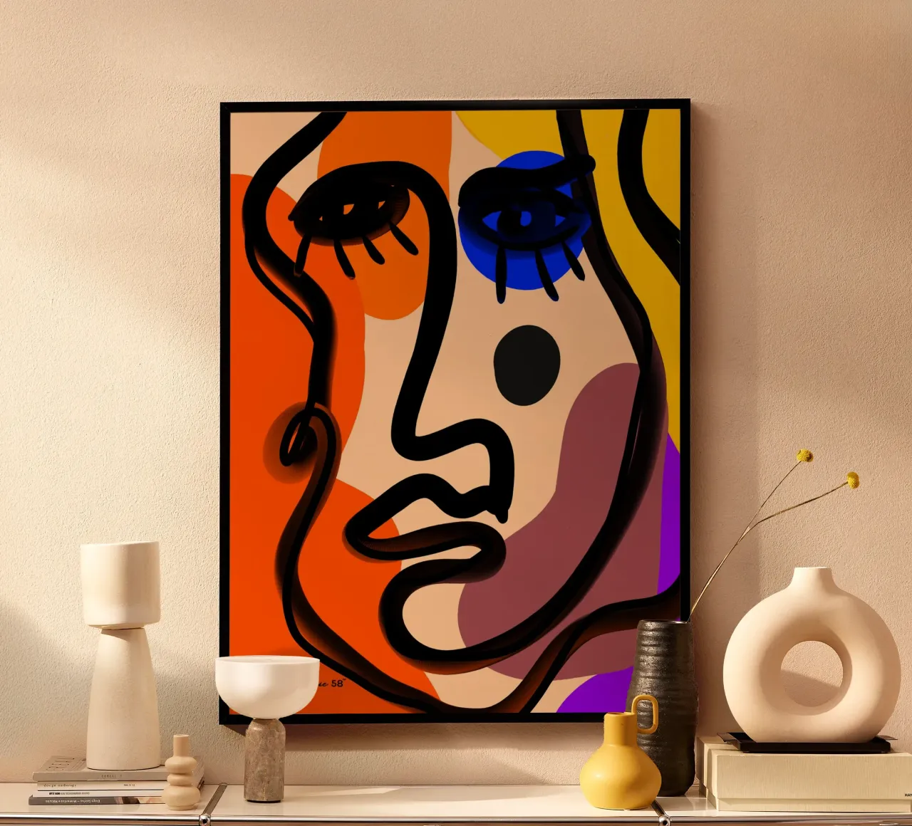 Pure Abstraction poster da Mike Leymi