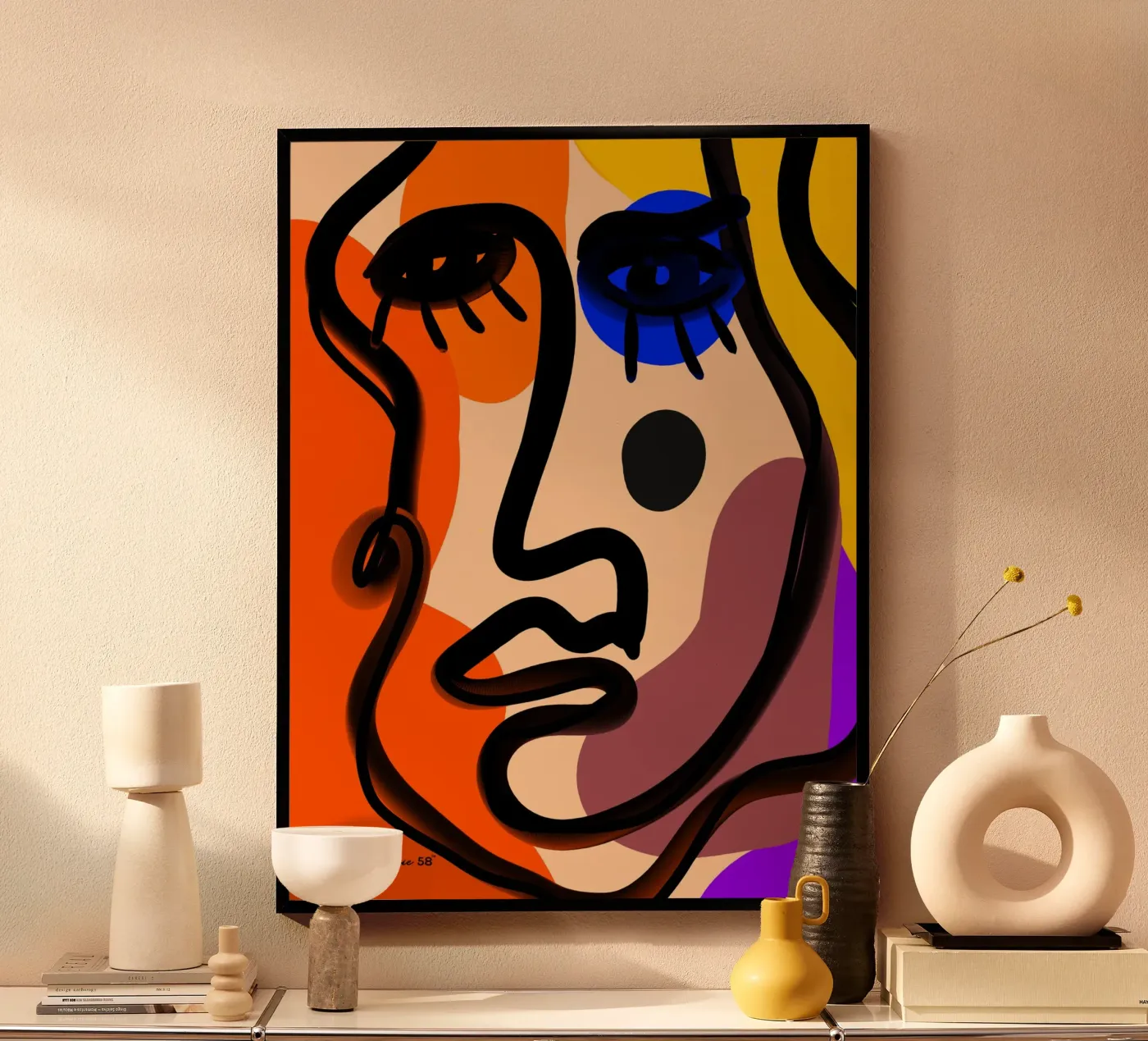 Pure Abstraction poster da Mike Leymi