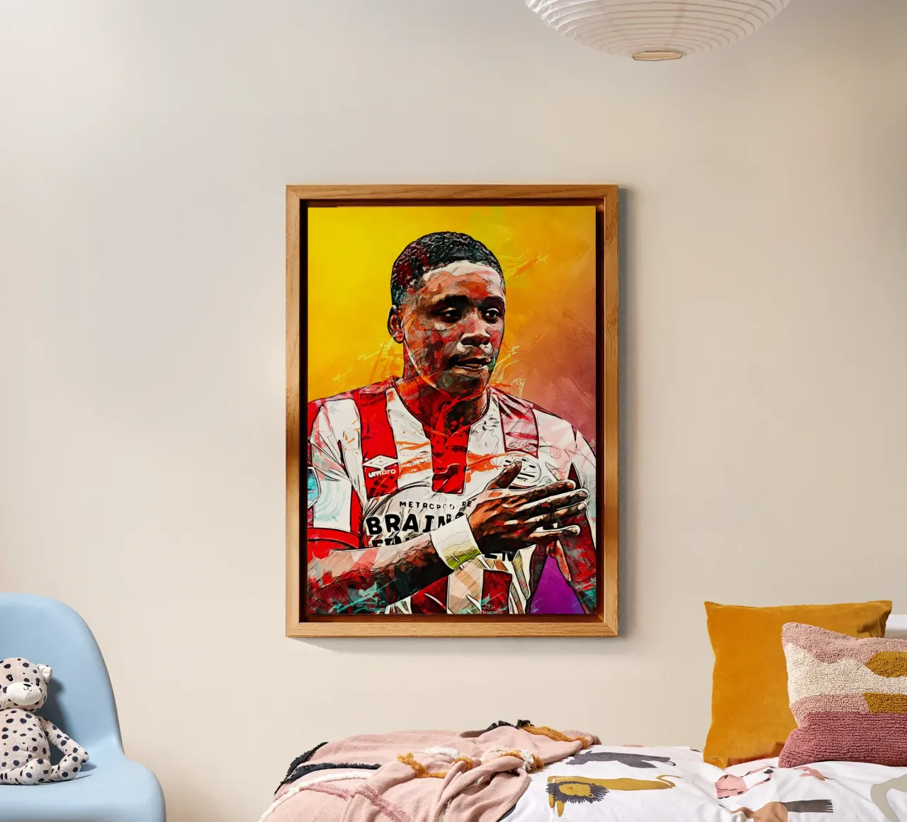 Steven Bergwijn alluminio dibond da tenten
