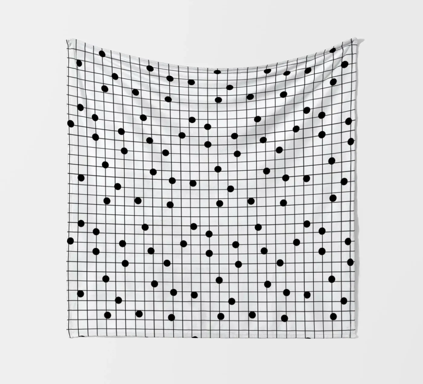 Dotline fleece blanket by Charlotte Winter