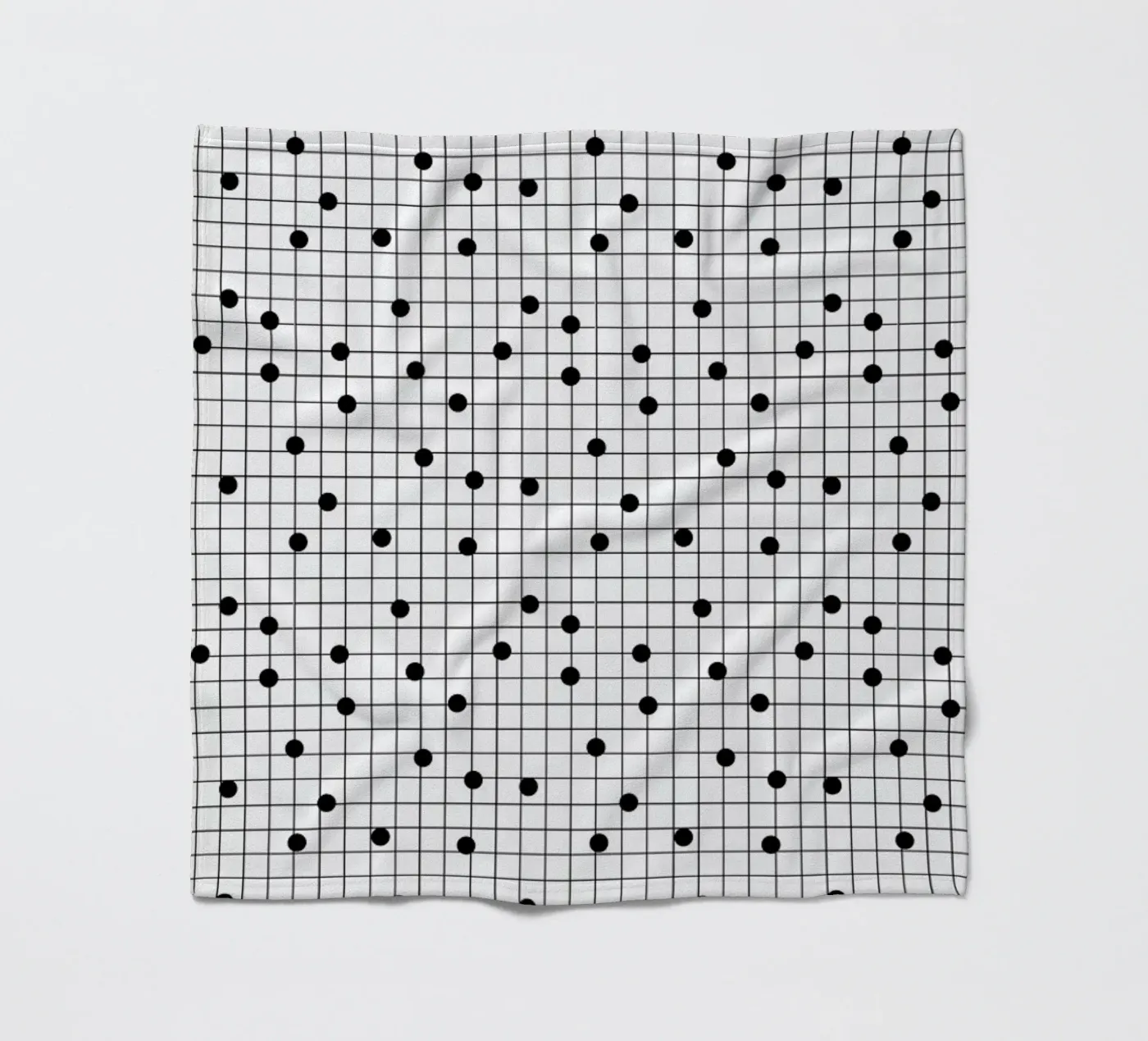Dotline fleece blanket by Charlotte Winter