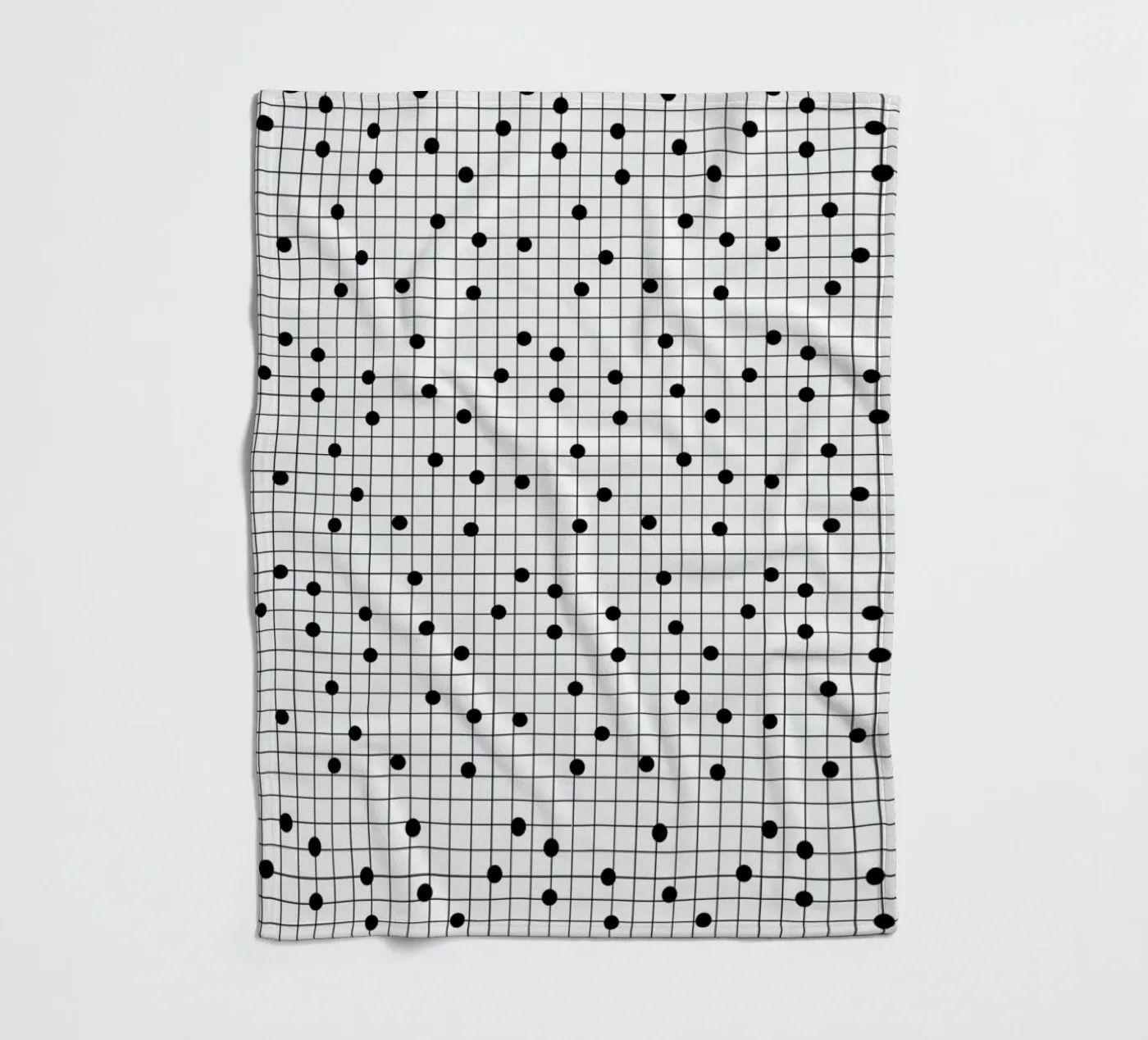 Dotline fleece blanket by Charlotte Winter