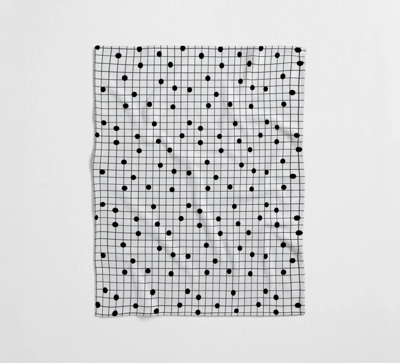 Dotline fleece blanket by Charlotte Winter