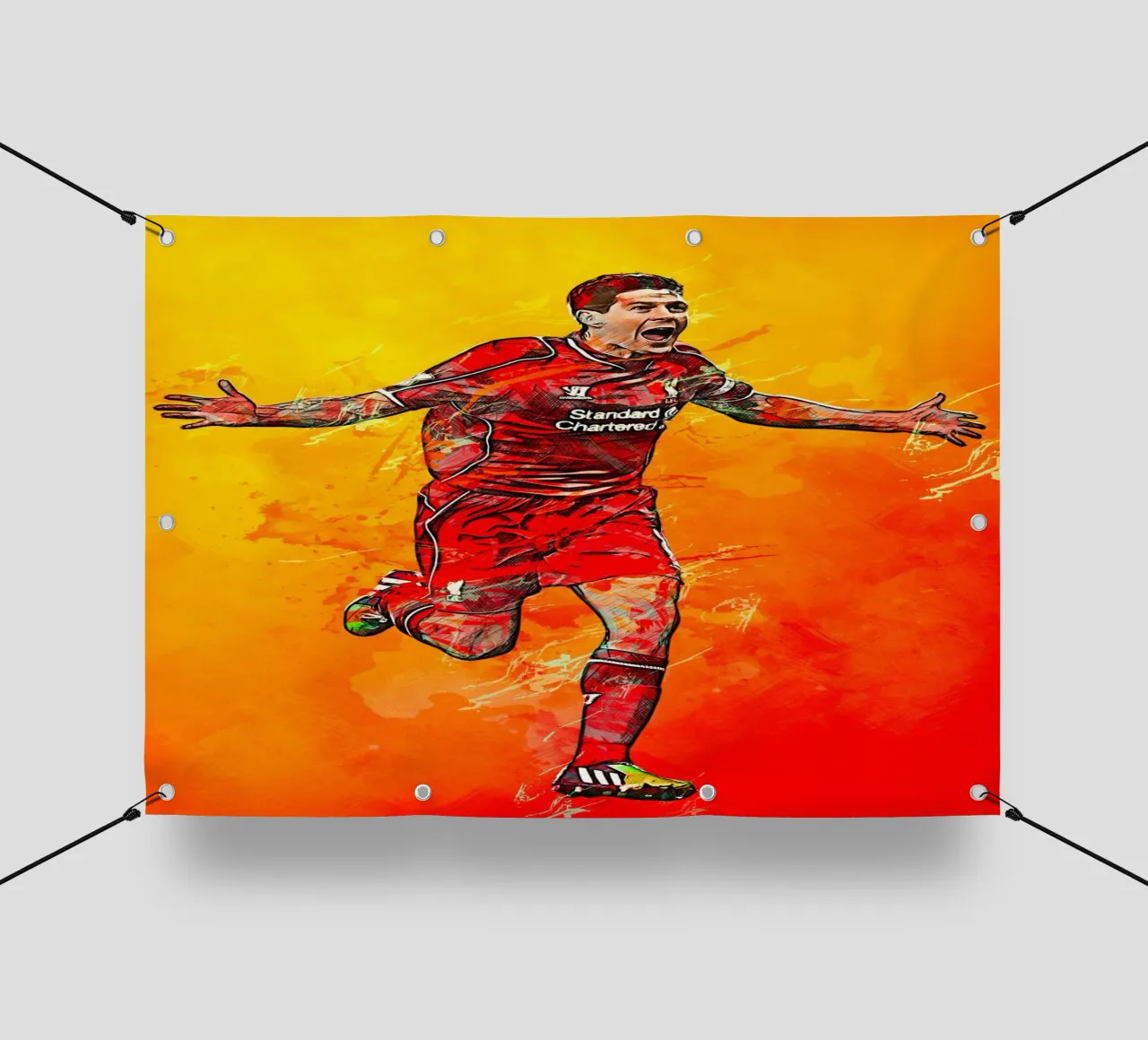 Steven Gerrard telo in pvc da tenten