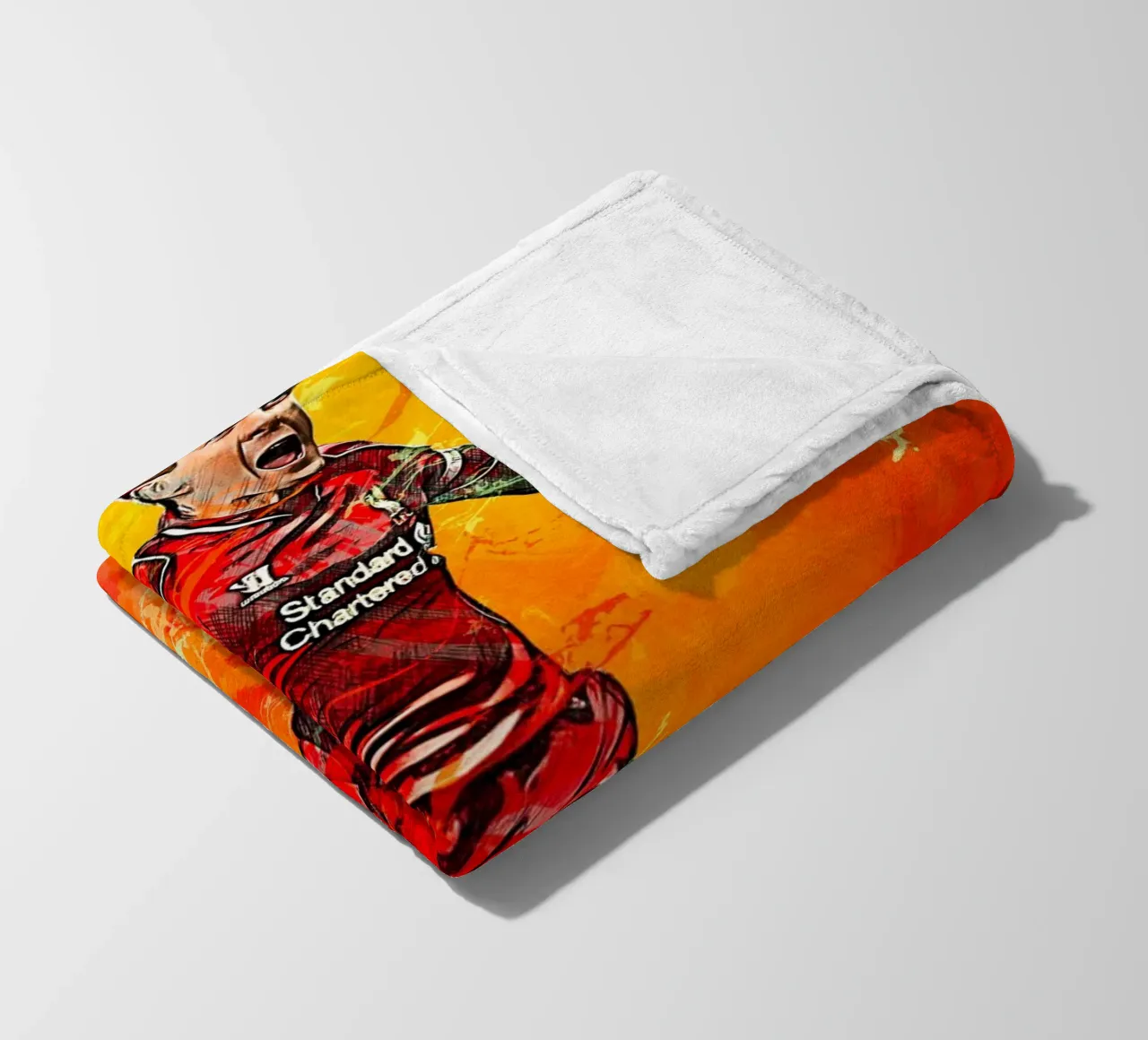 Steven Gerrard coperta in pile da tenten