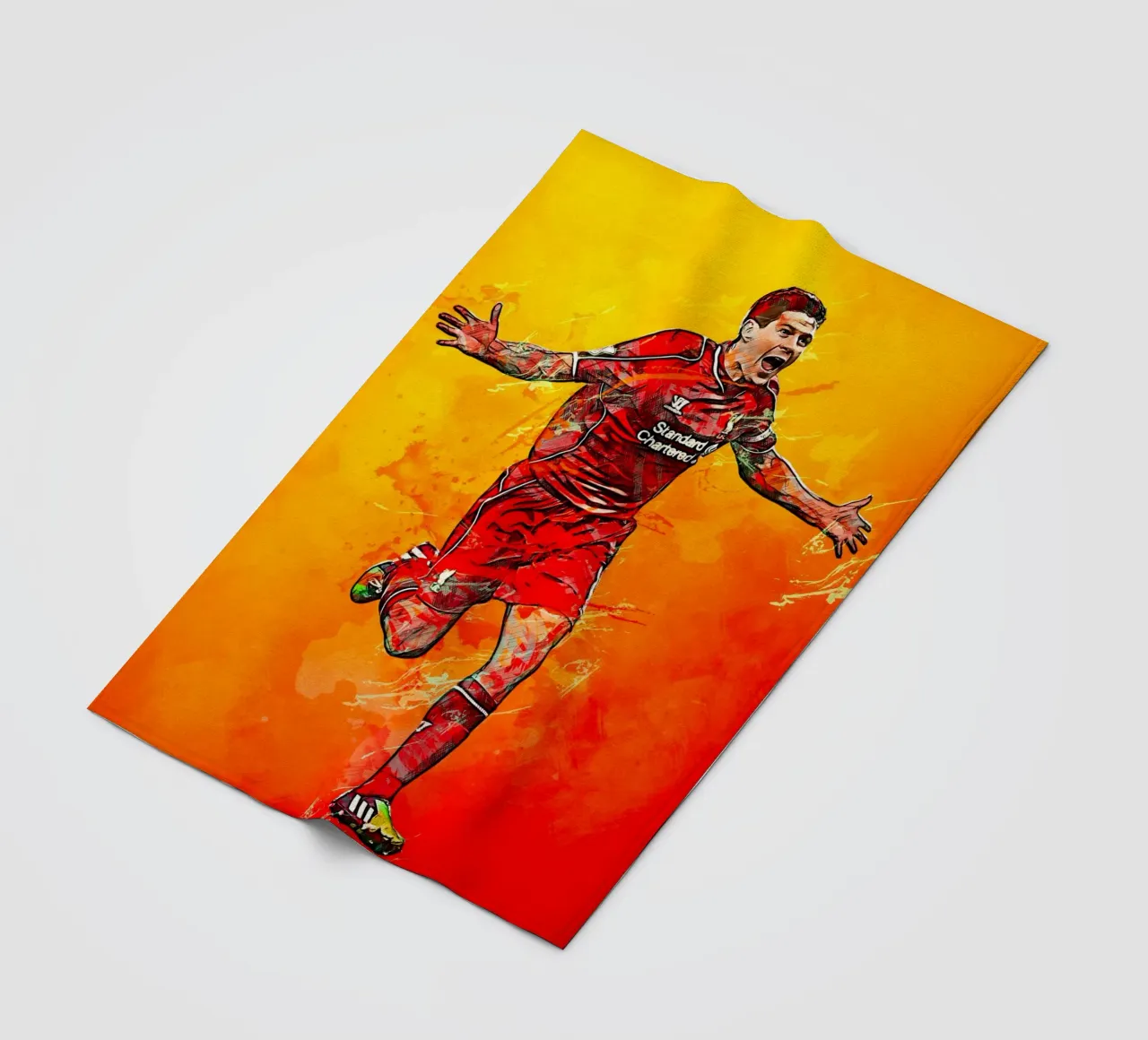 Steven Gerrard coperta in pile da tenten