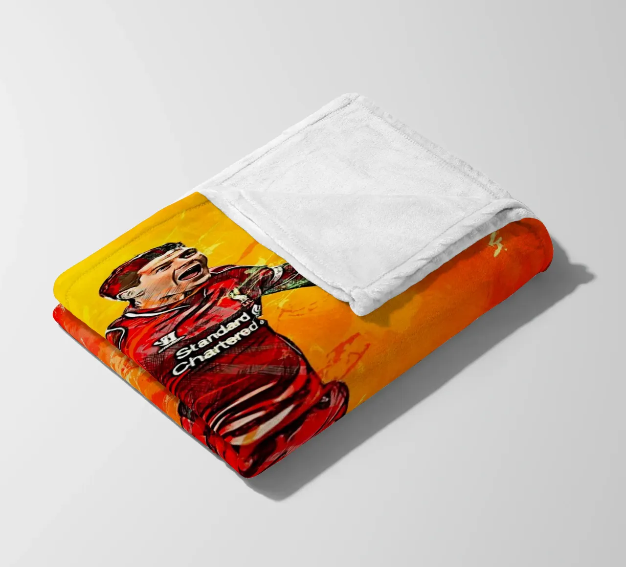 Steven Gerrard coperta in pile da tenten