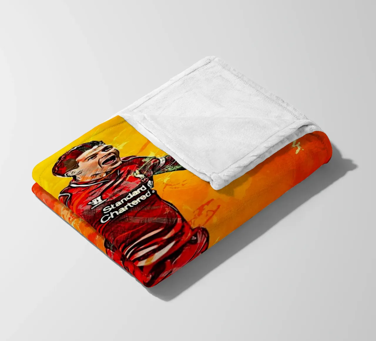 Steven Gerrard coperta in pile da tenten