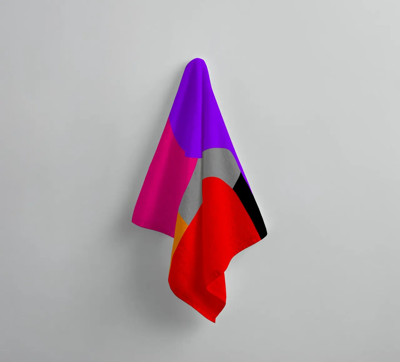 Prismatic Dance badhanddoek van Mathudace Créas