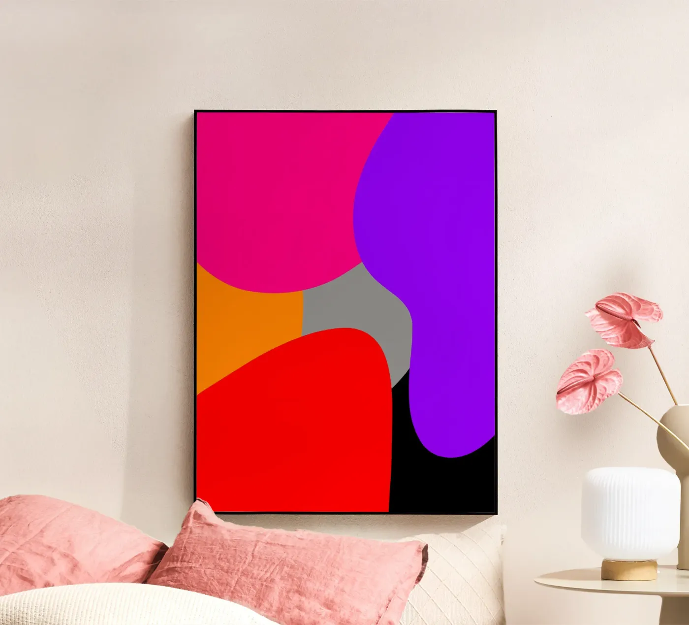 Prismatic Dance acryl van Mathudace Créas