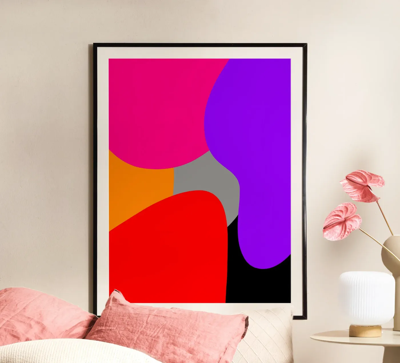 Prismatic Dance poster van Mathudace Créas