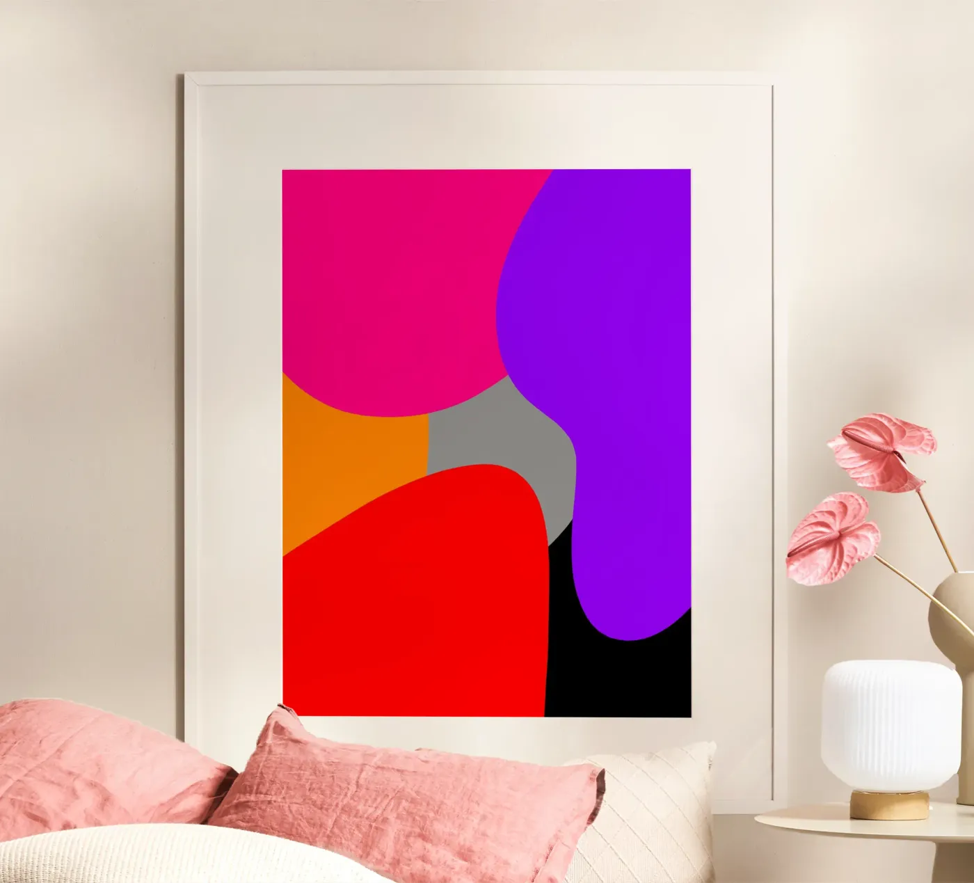 Prismatic Dance poster van Mathudace Créas