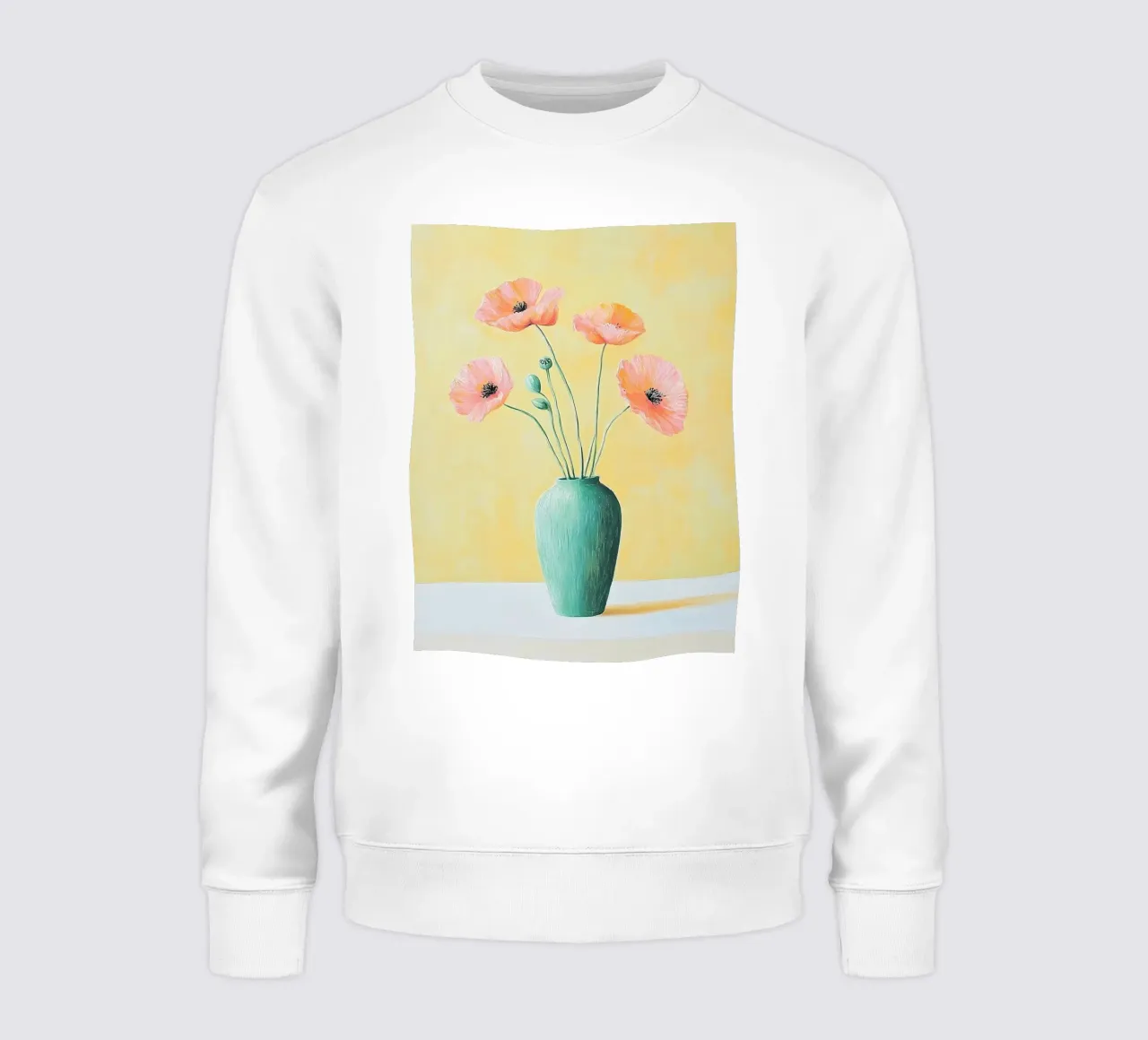Fiori in vaso felpa da IamHomeStudio