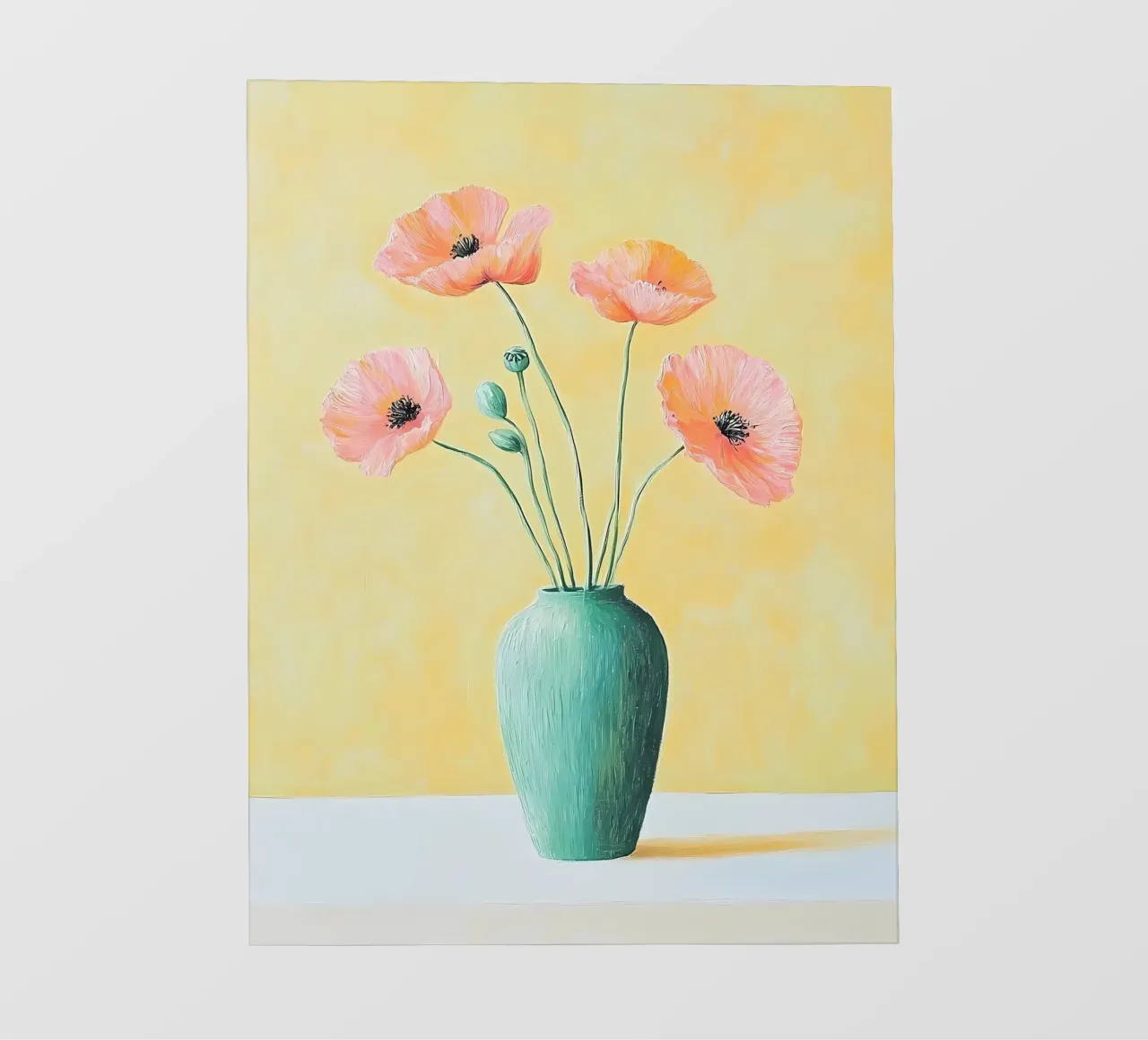Fleurs en vase papier peint photo de IamHomeStudio