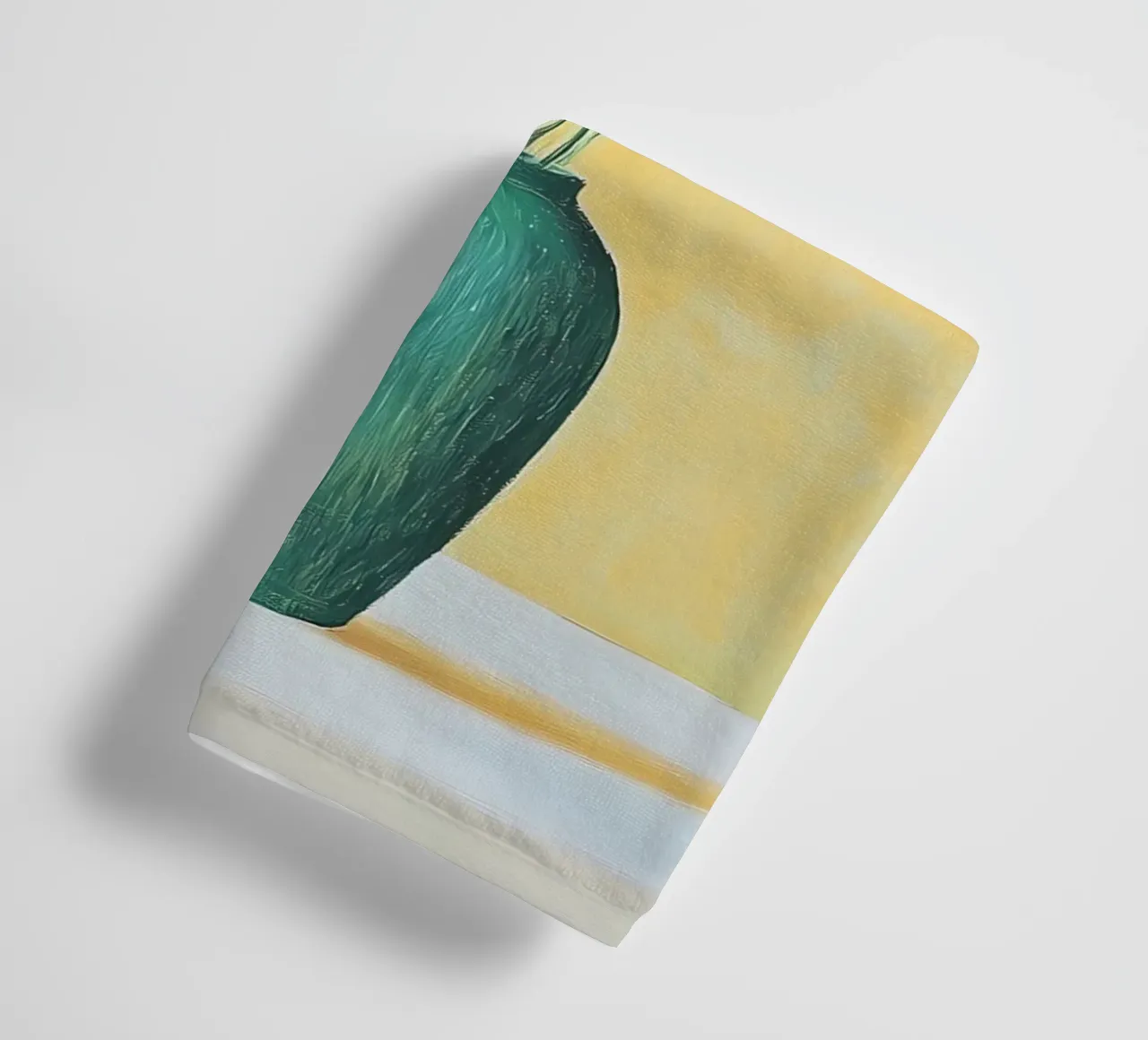 Bloemen in vaas badhanddoek van IamHomeStudio