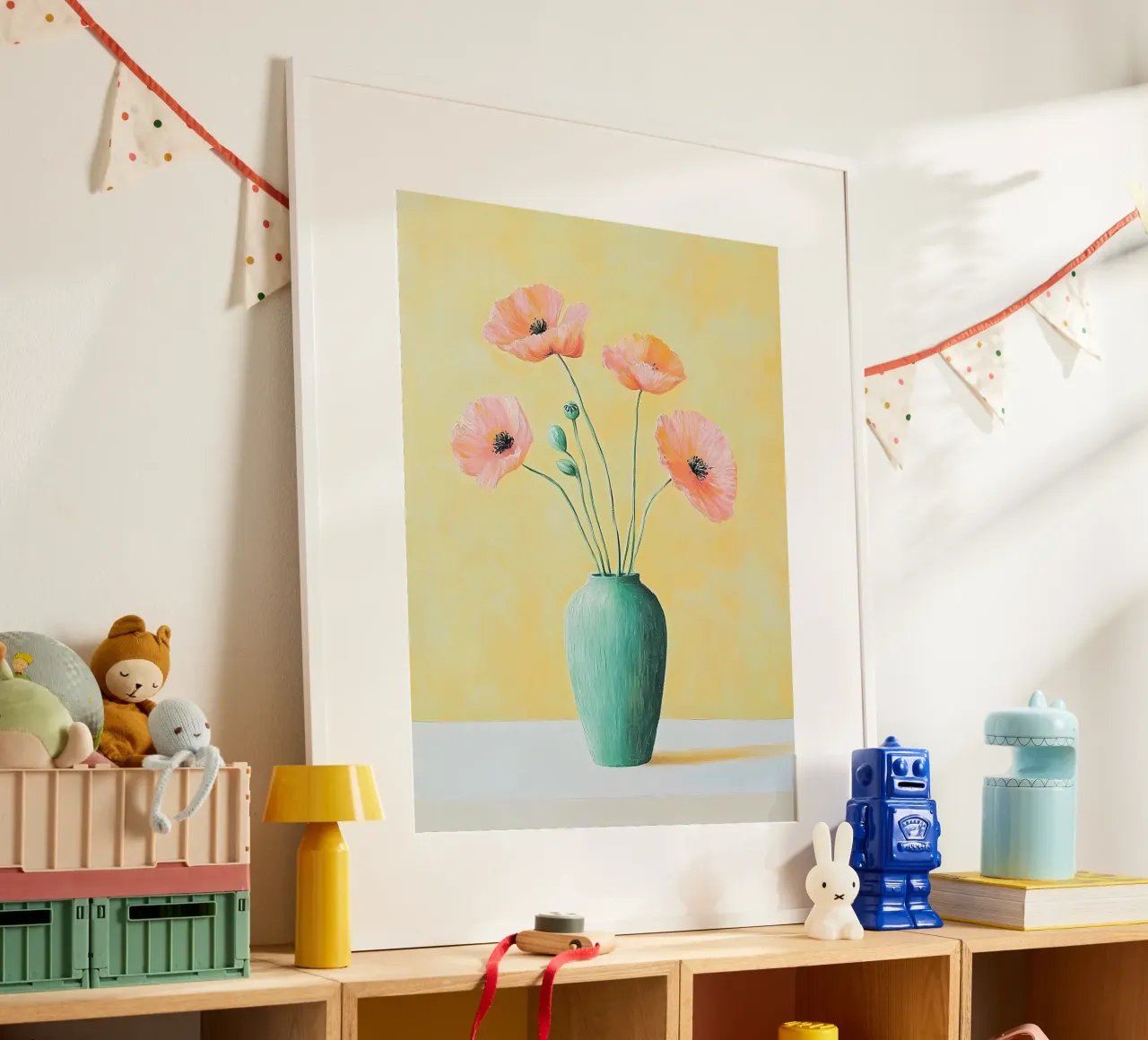 Flowers in Vase poster by IamHomeStudio