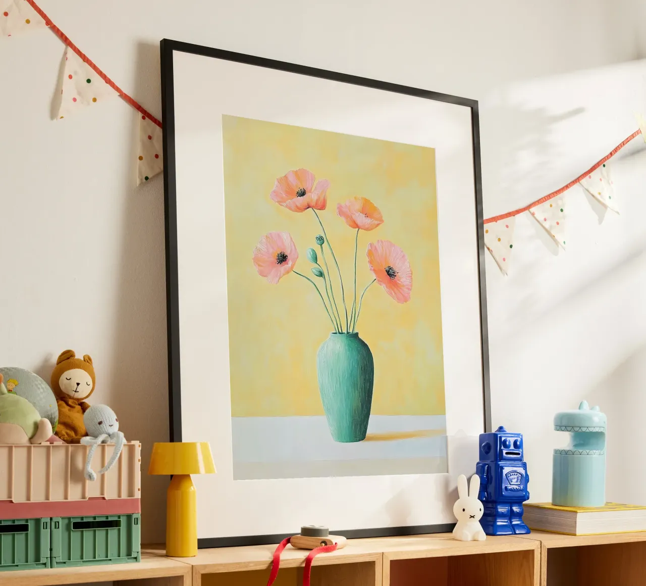 Flowers in Vase poster by IamHomeStudio