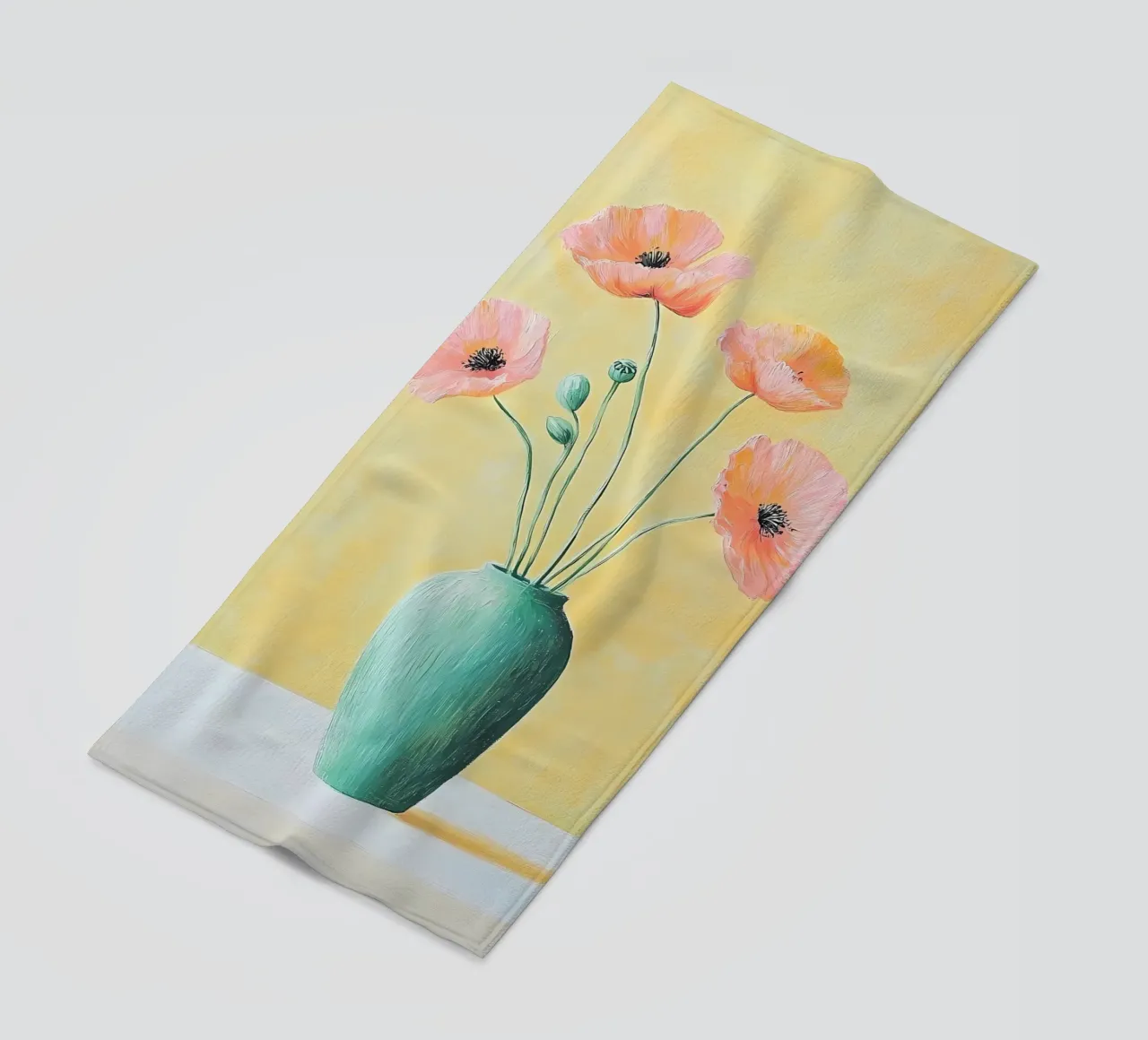 Fiori in vaso telo mare da IamHomeStudio