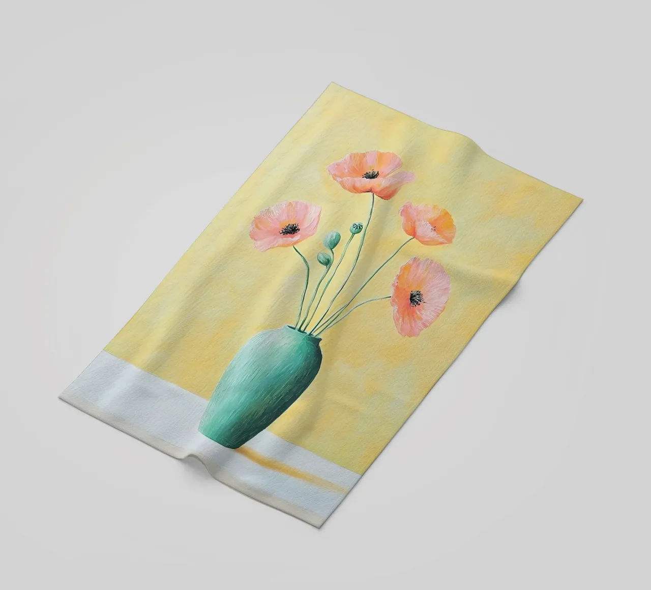 Fiori in vaso telo mare da IamHomeStudio