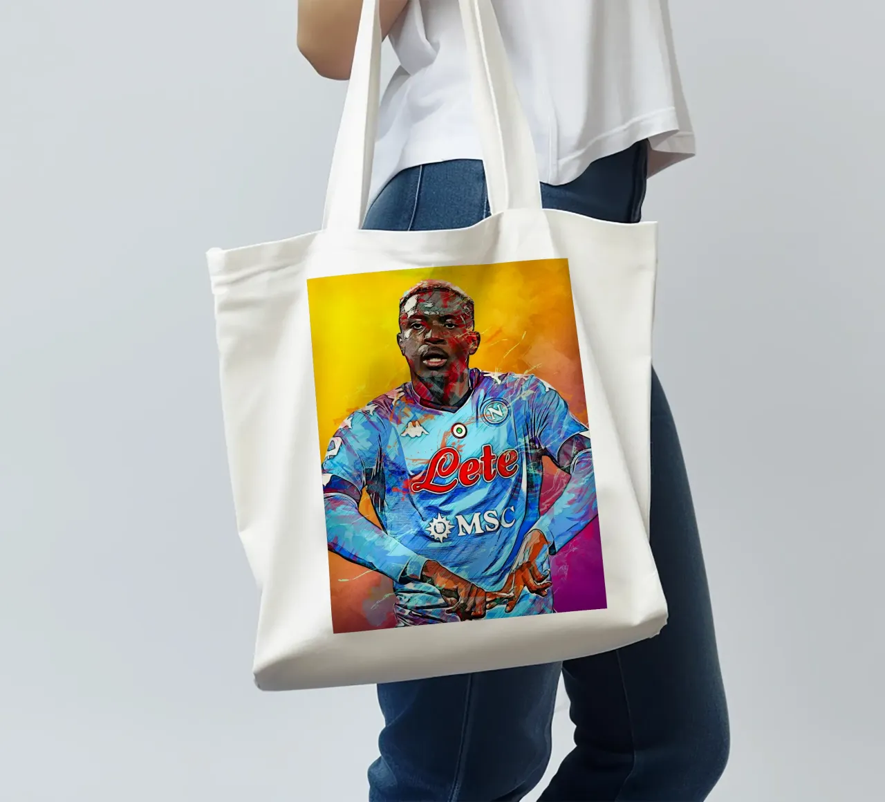 Victor Osimhen borsa in juta da tenten