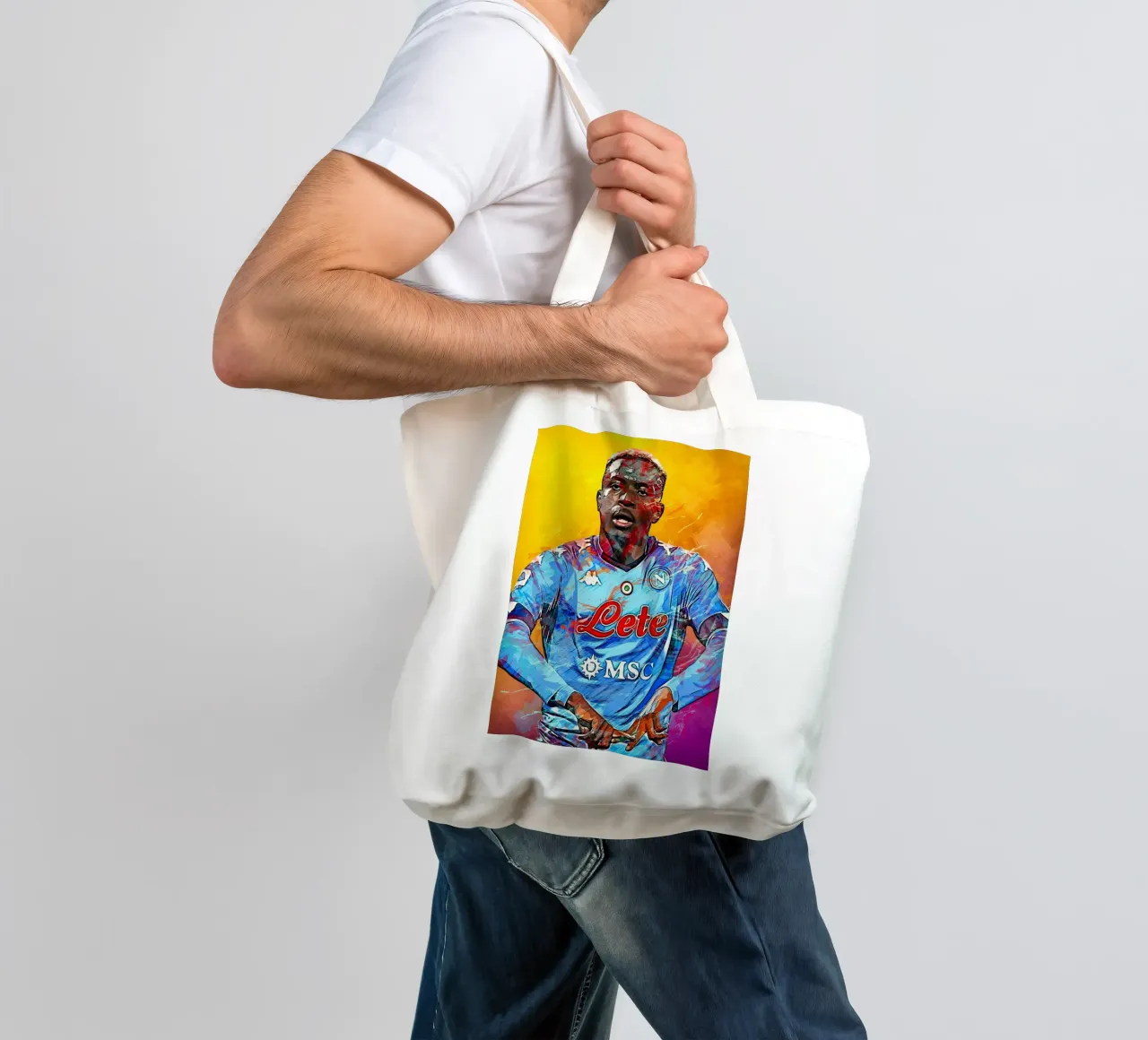 Victor Osimhen borsa in juta da tenten