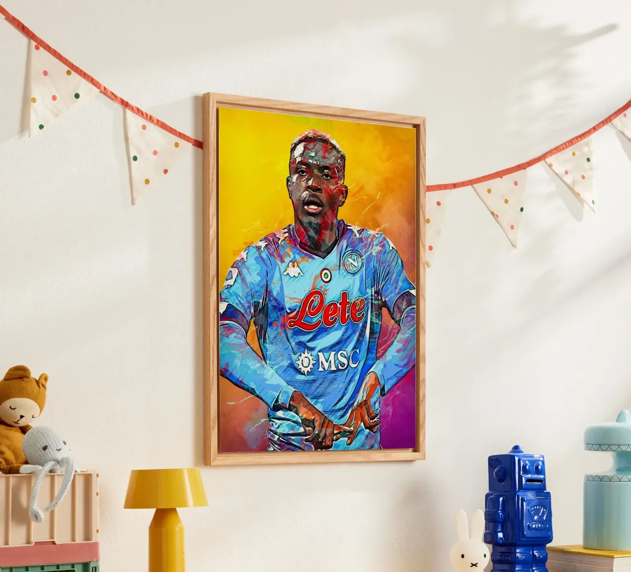 Victor Osimhen plexiglass da tenten
