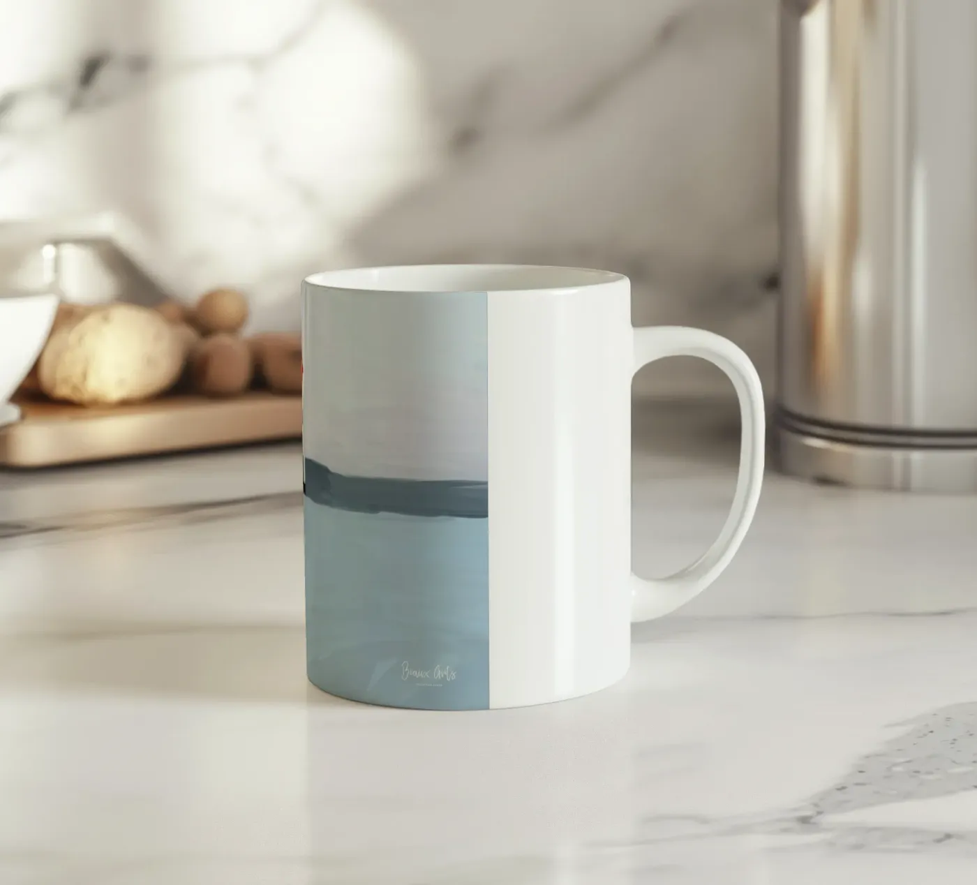 Flowing Patterns ceramic mug by Mike Leymi