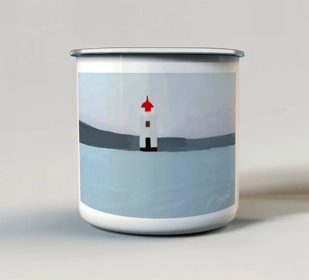 Flowing Patterns tazza in smalto da Mike Leymi