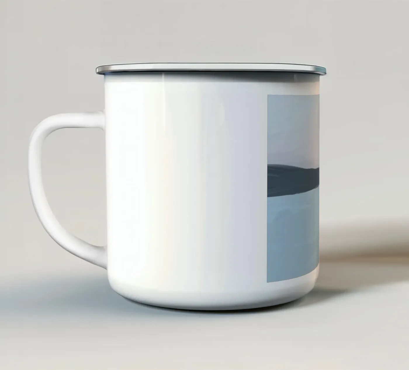 Flowing Patterns enamel mug by Mike Leymi